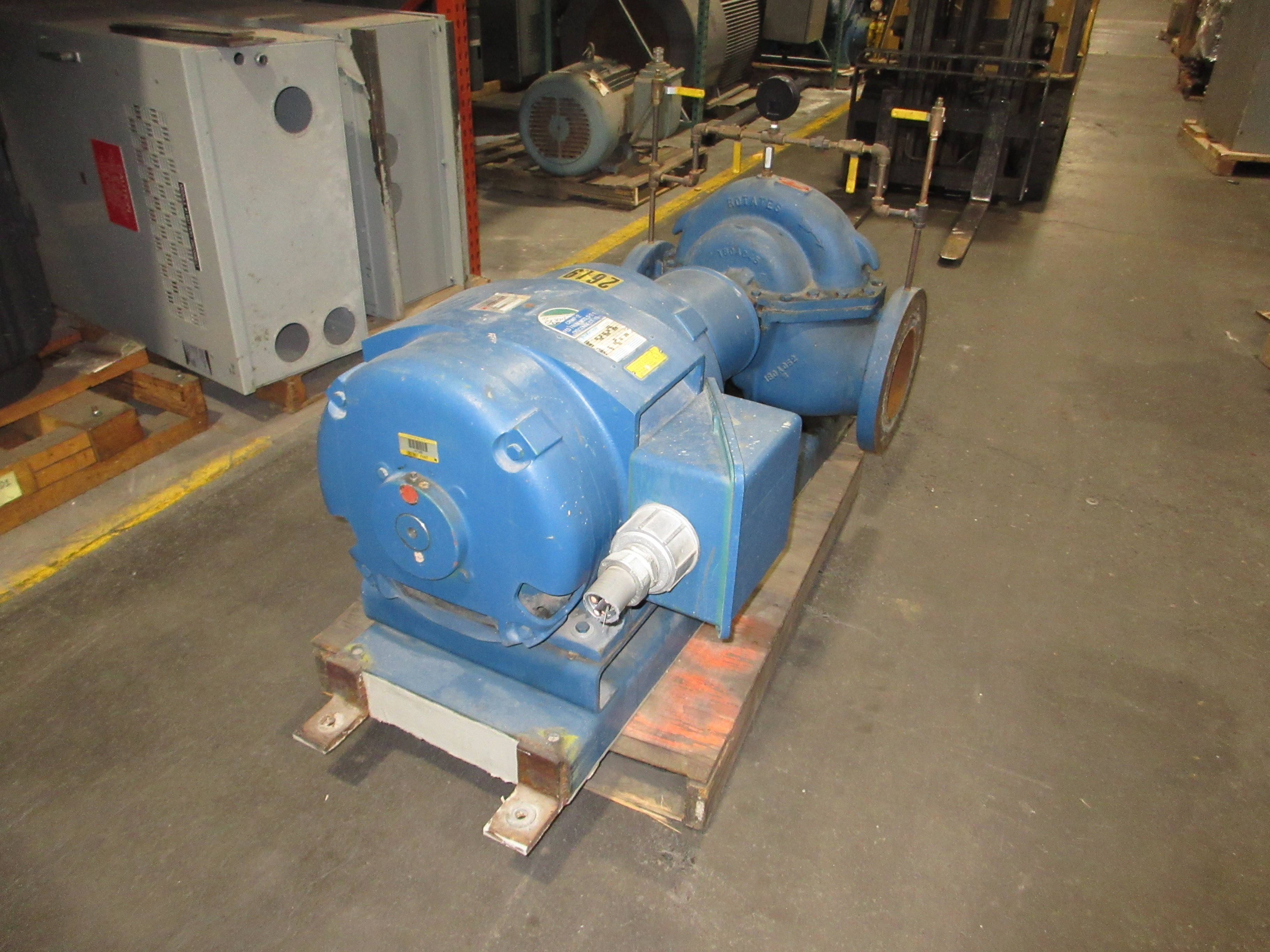 Aurora Centrifugal Pump 411 BF 8x8x11B 75HP 1750RPM 105FT Head 2400 GPM Used