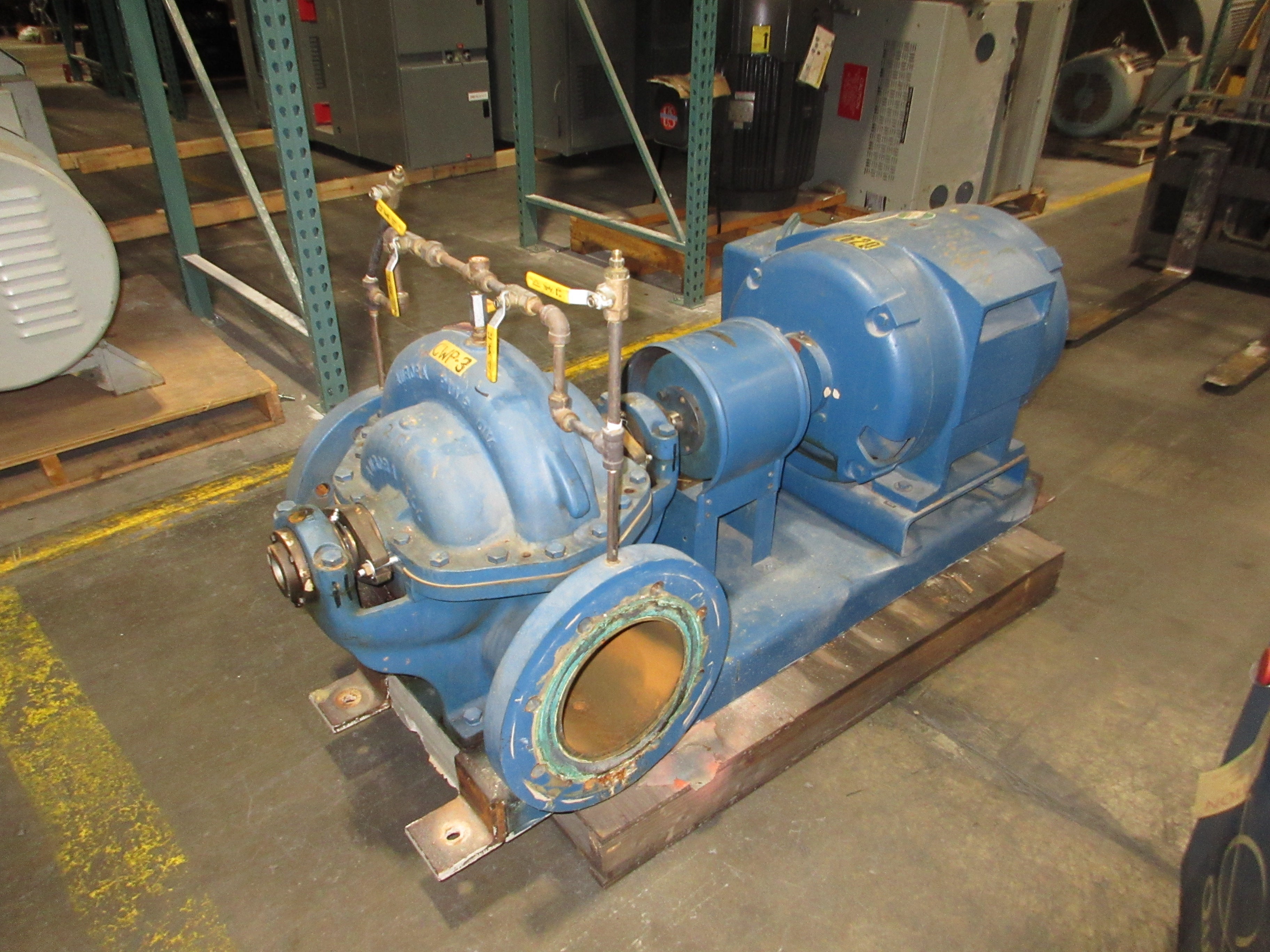 Aurora Centrifugal Pump 411 BF 8x8x11B 75HP 1750RPM 105FT Head 2400 GPM Used