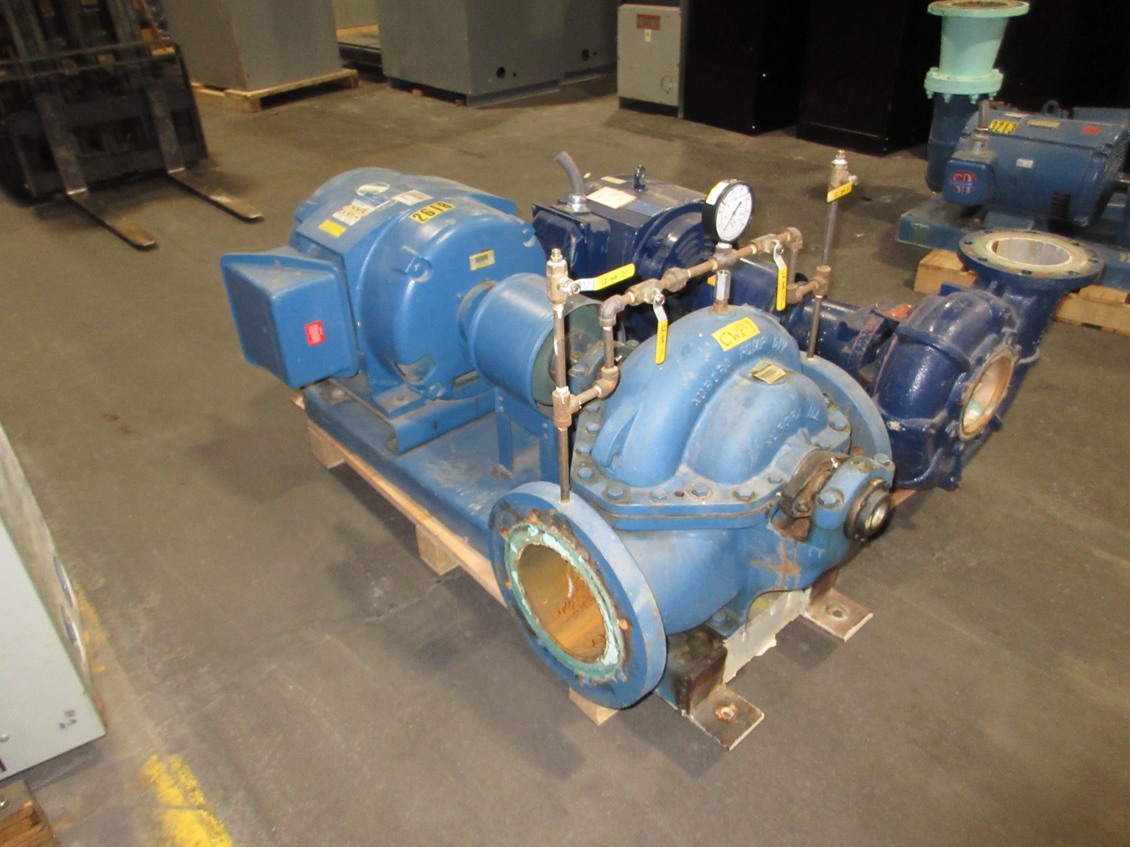 Aurora Centrifugal Pump 411 BF 8x8x11B 75HP 1750RPM 105FT Head 2400 GPM Used