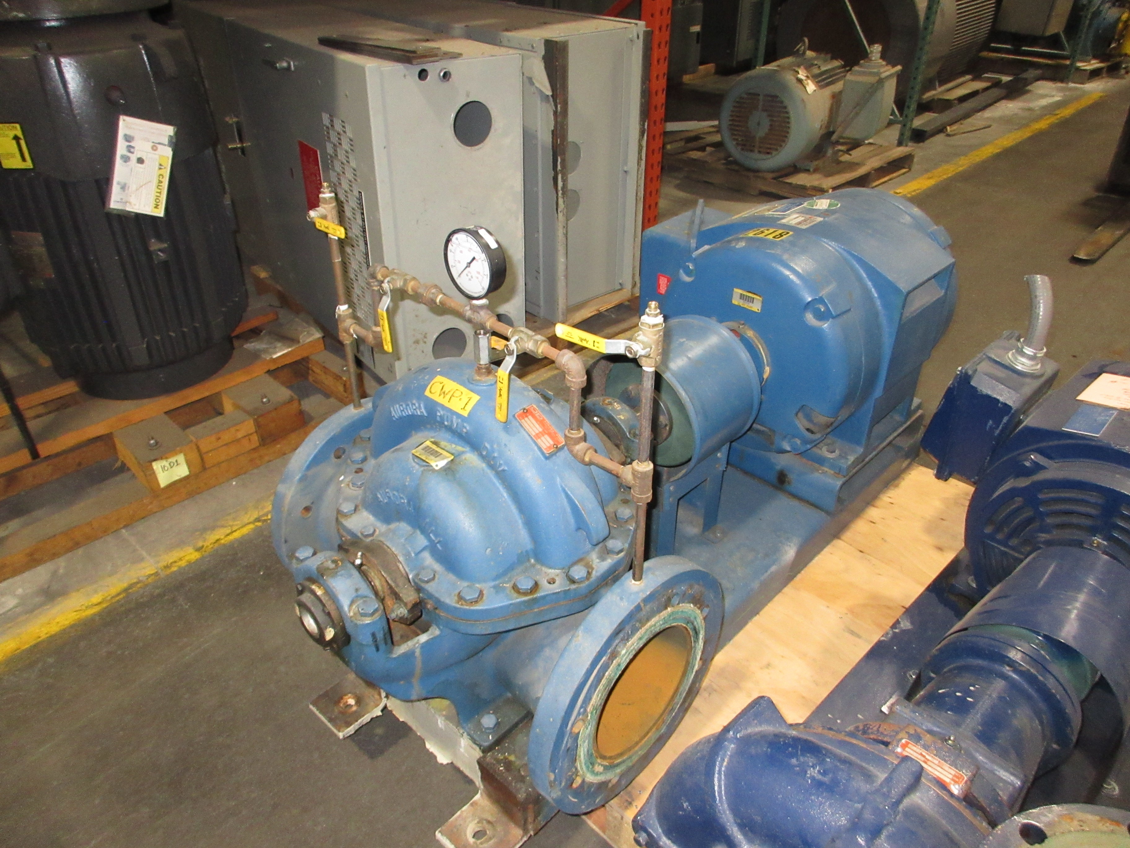 Aurora Centrifugal Pump 411 BF 8x8x11B 75HP 1750RPM 105FT Head 2400 GPM Used