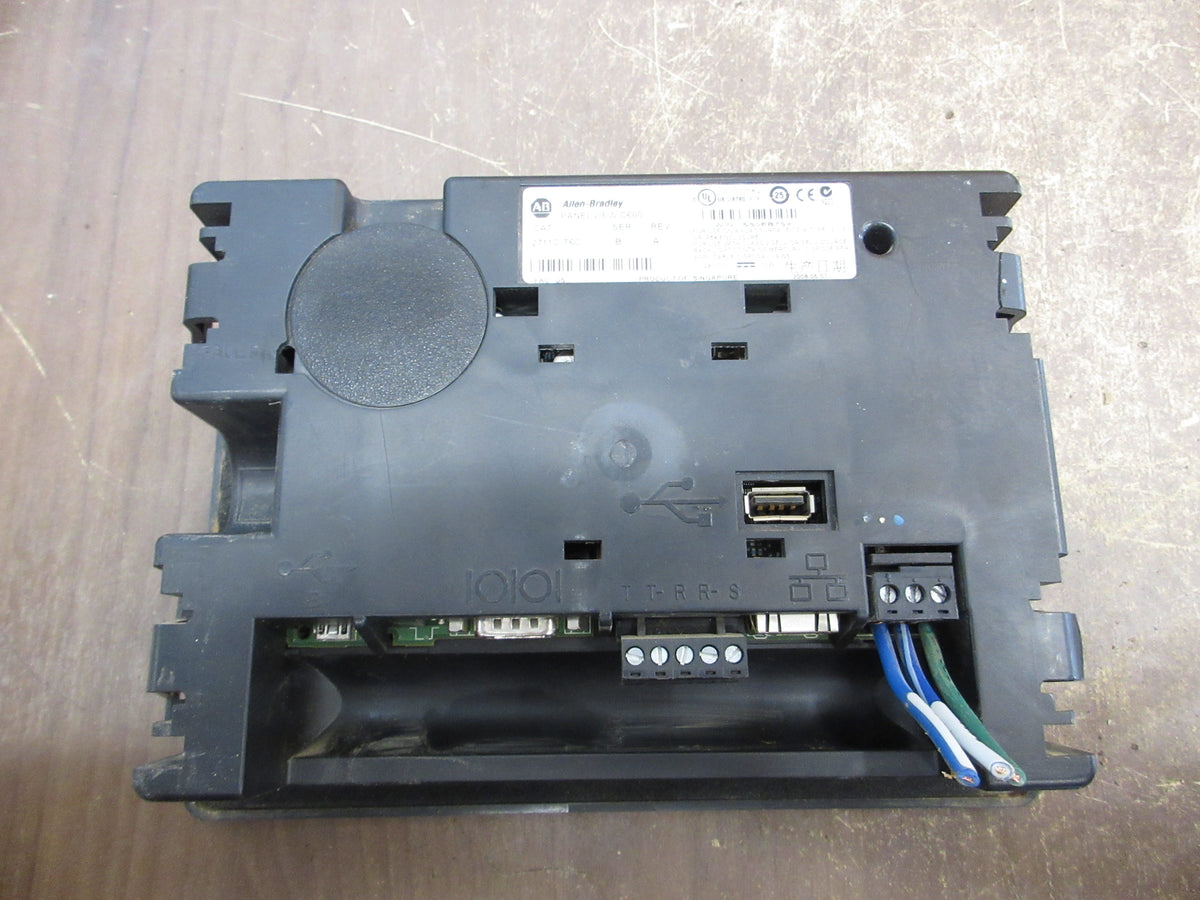Allen-Bradley PanelView C600 2711C-T6C Ser. B Rev. A *(2) Broken Mounting Clip*