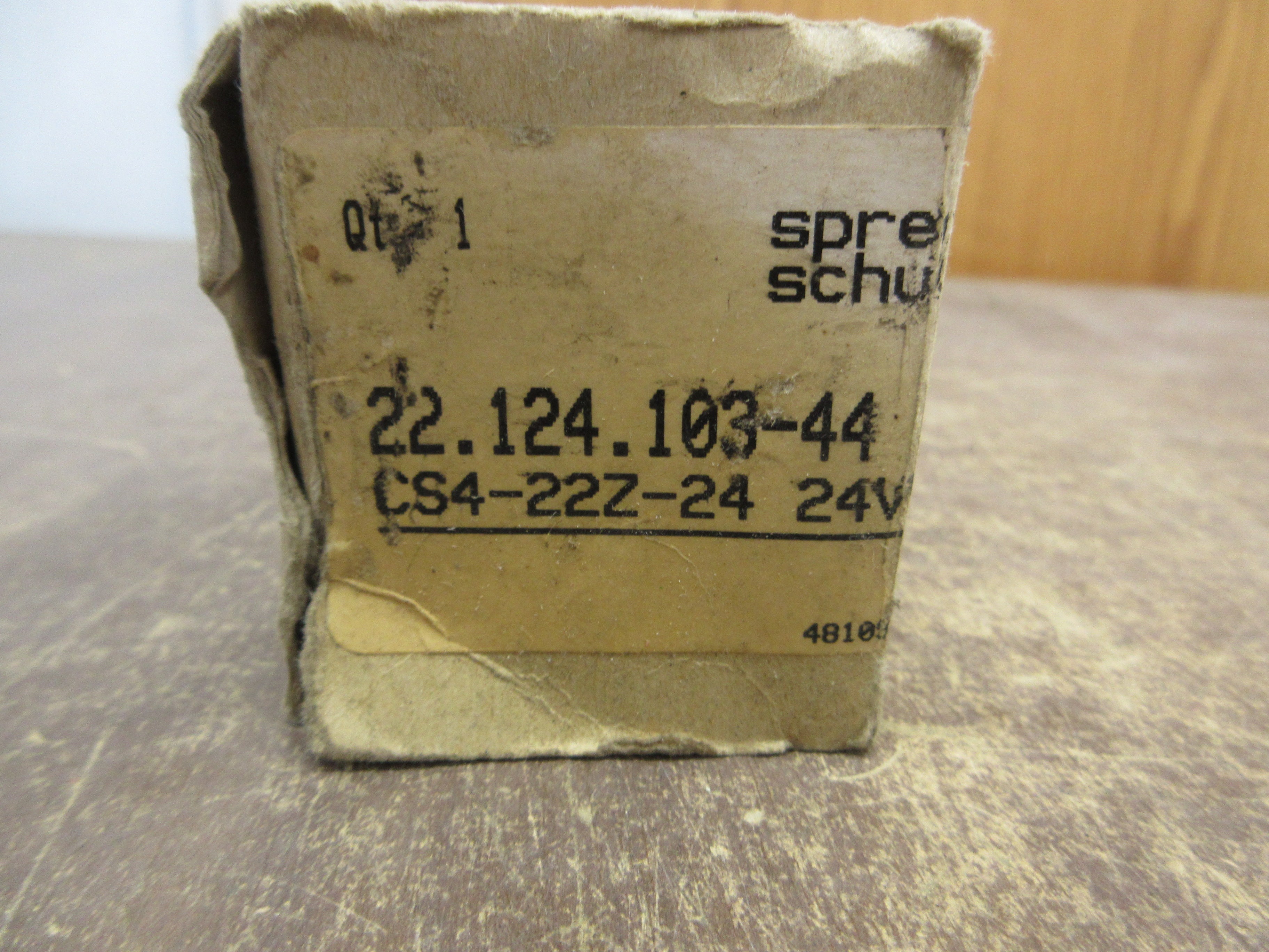 Sprecher + Schuh Contactor CS4-22Z-24 24V Coil New Surplus
