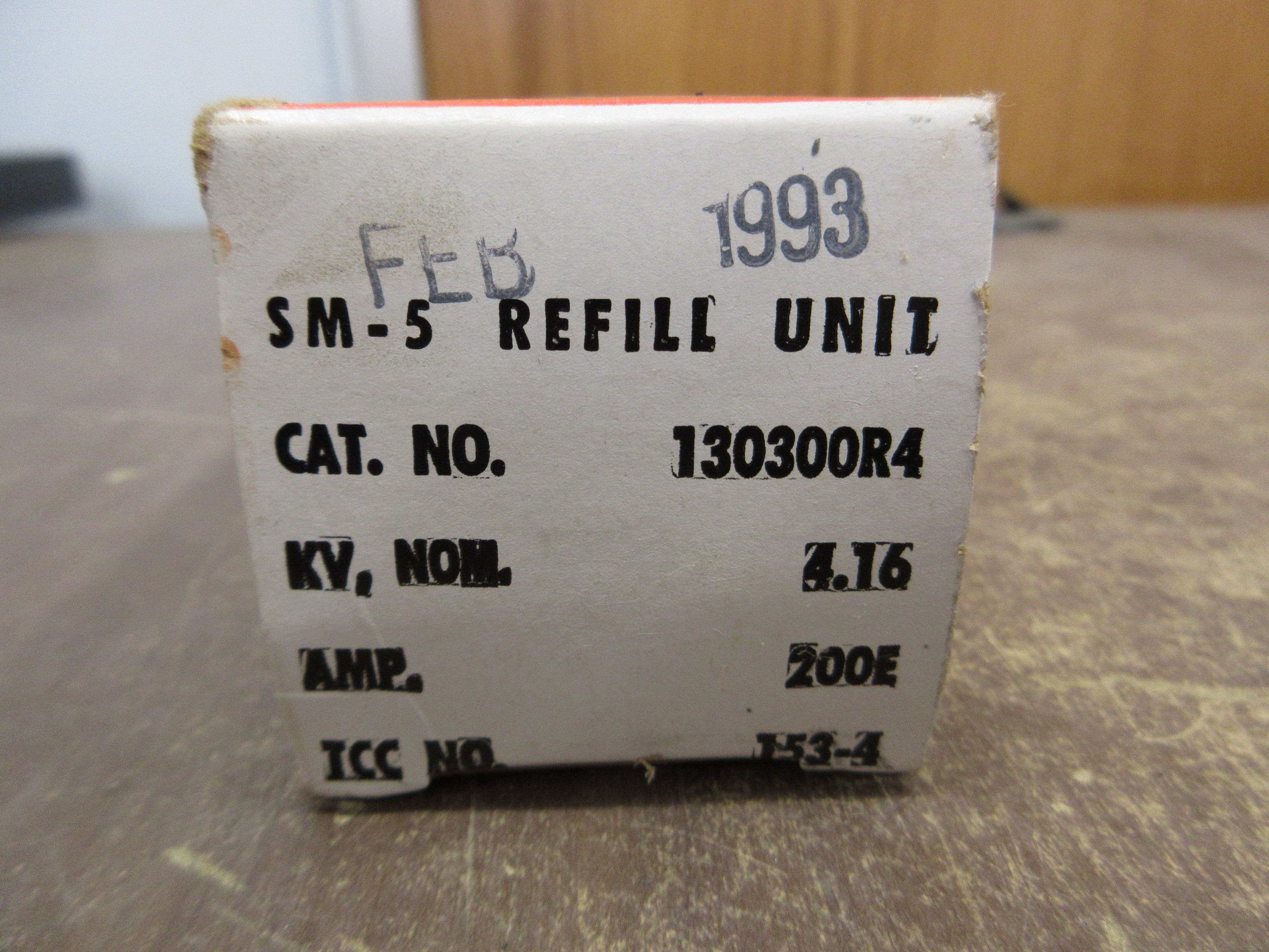 S&C SM-5 Fuse Refill Unit 130300R4 200E 4.16kV New Surplus