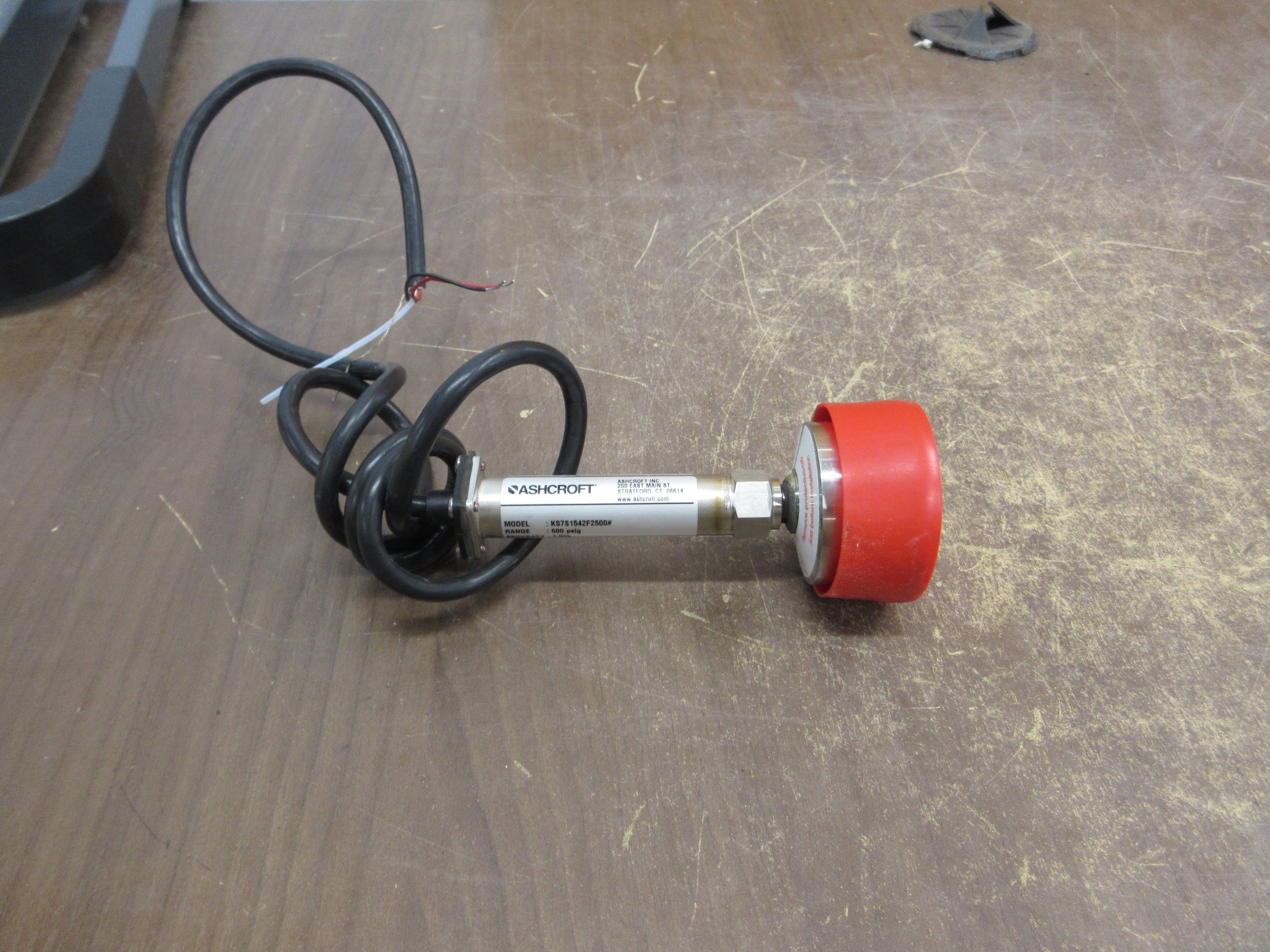 Ashcroft Transducer KS7S1542F2500# Range: 500PSIG Accuracy: 1% Input: 10-30VDC