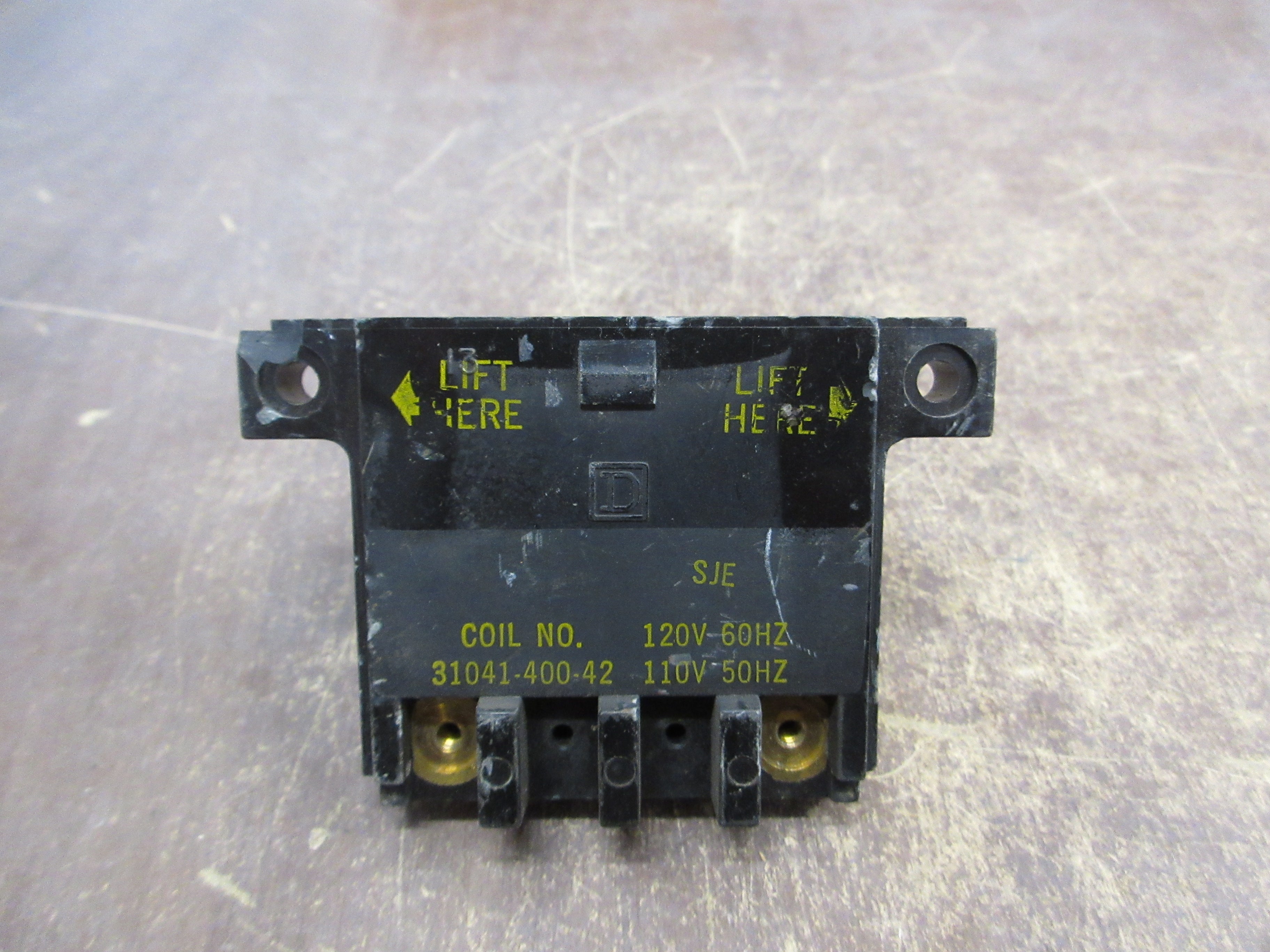 Square D Magnetic Coil 31041-400-42 120V@60Hz 110V@50Hz *Lot of 2* Used