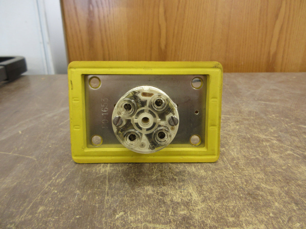 Woodhead Watertight Receptacle 50-1653 Nema L16-20R 20A 480V 3Ph *No Cover* Used