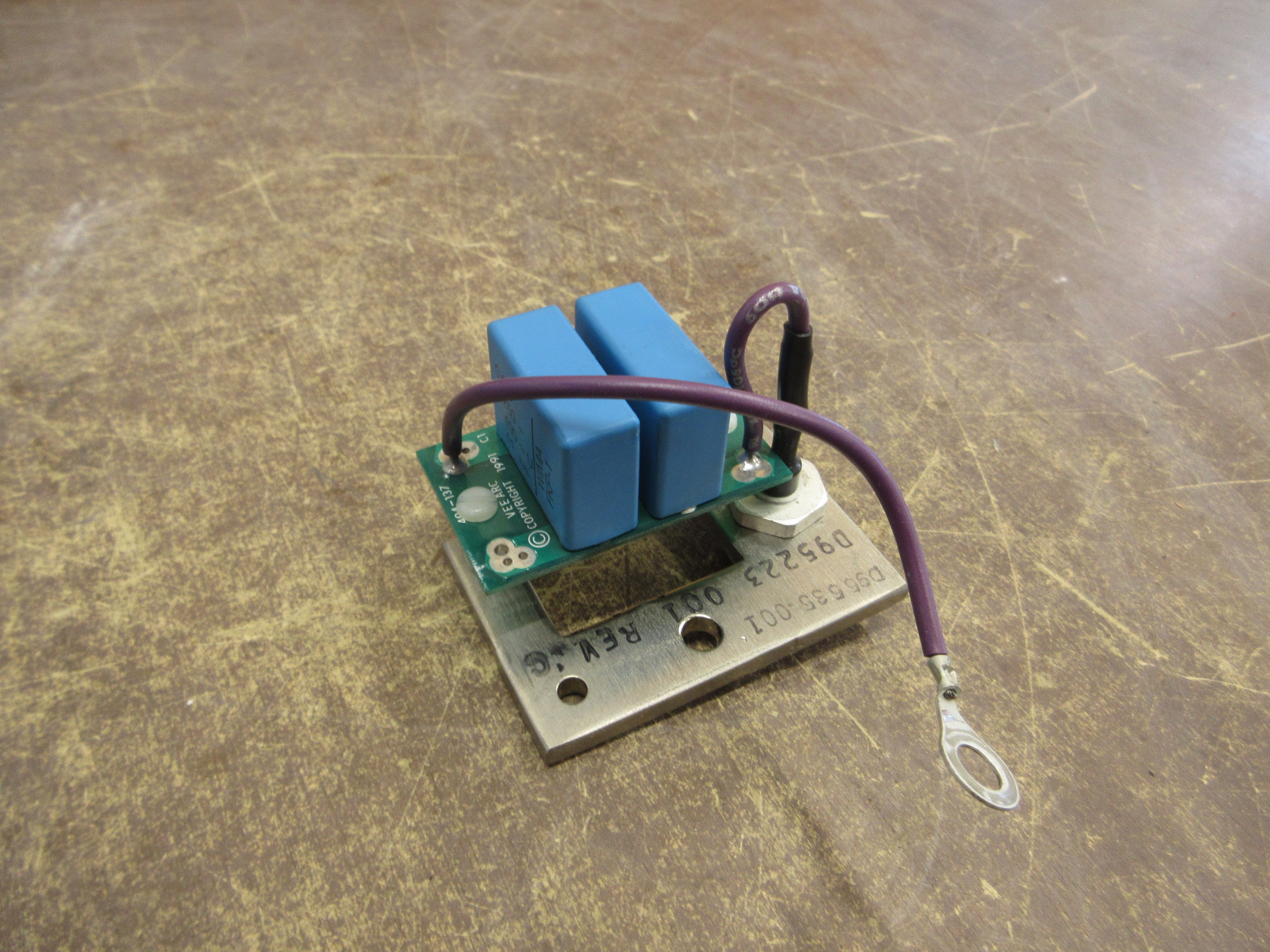 Vee-Arc Capacitor Assembly Board 404-137 Used