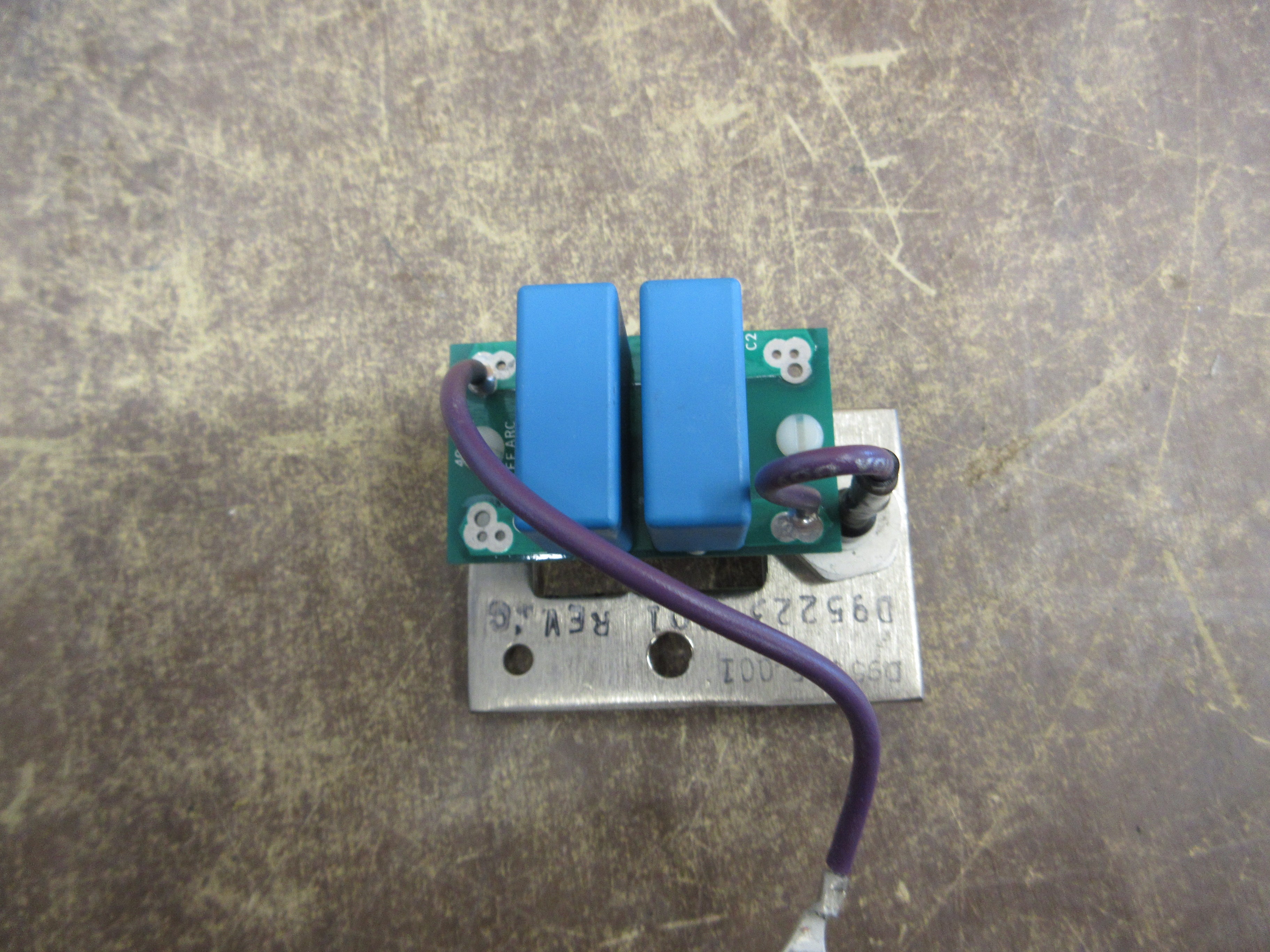 Vee-Arc Capacitor Assembly Board 404-137 Used