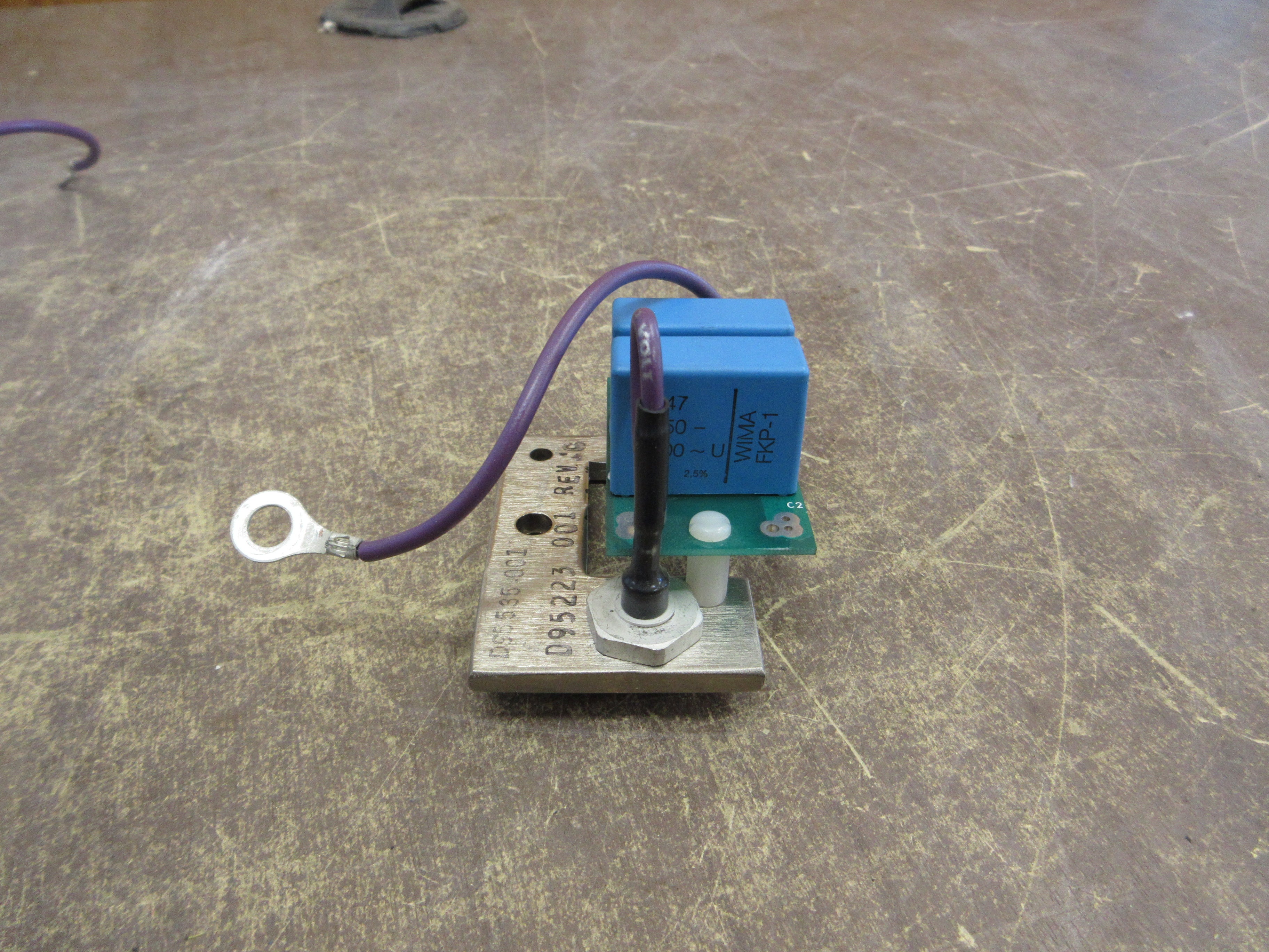 Vee-Arc Capacitor Assembly Board 404-137 Used