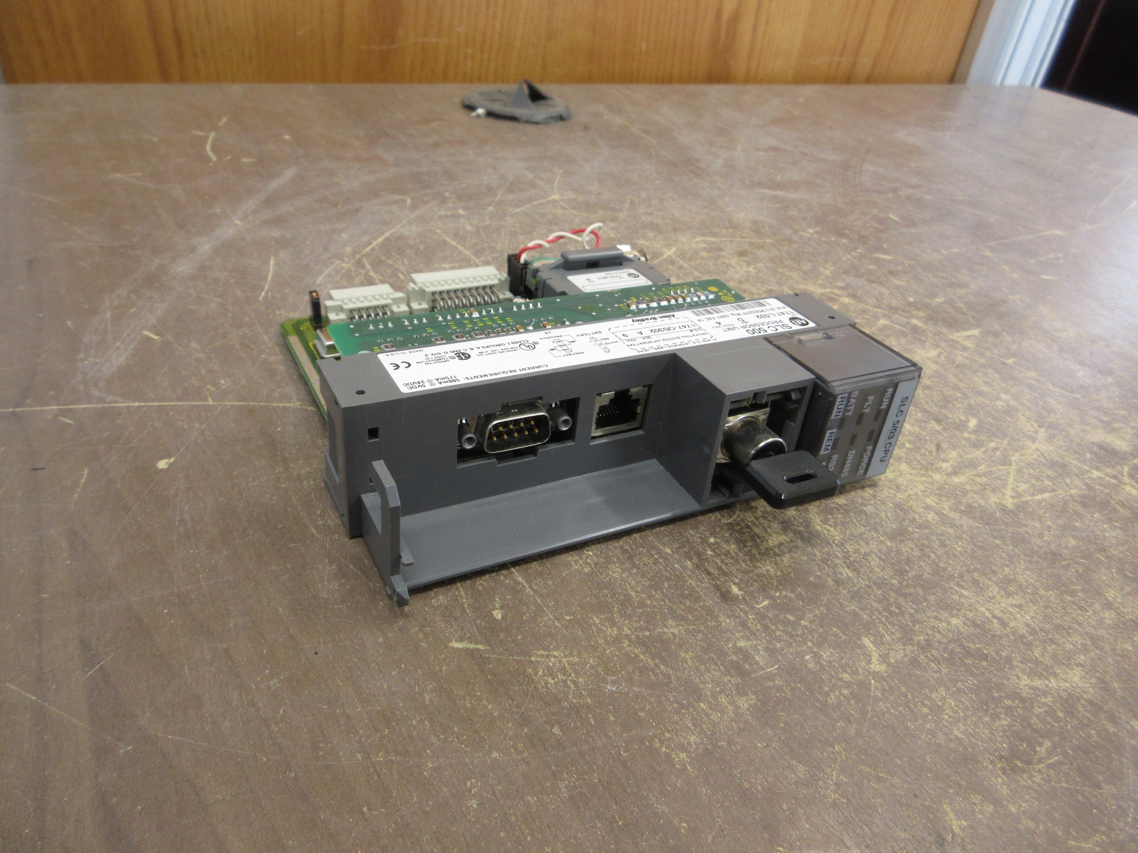 Allen-Bradley SLC 500 Processor Unit 1747-L532 Ser. D Proc Rev. 4 Used