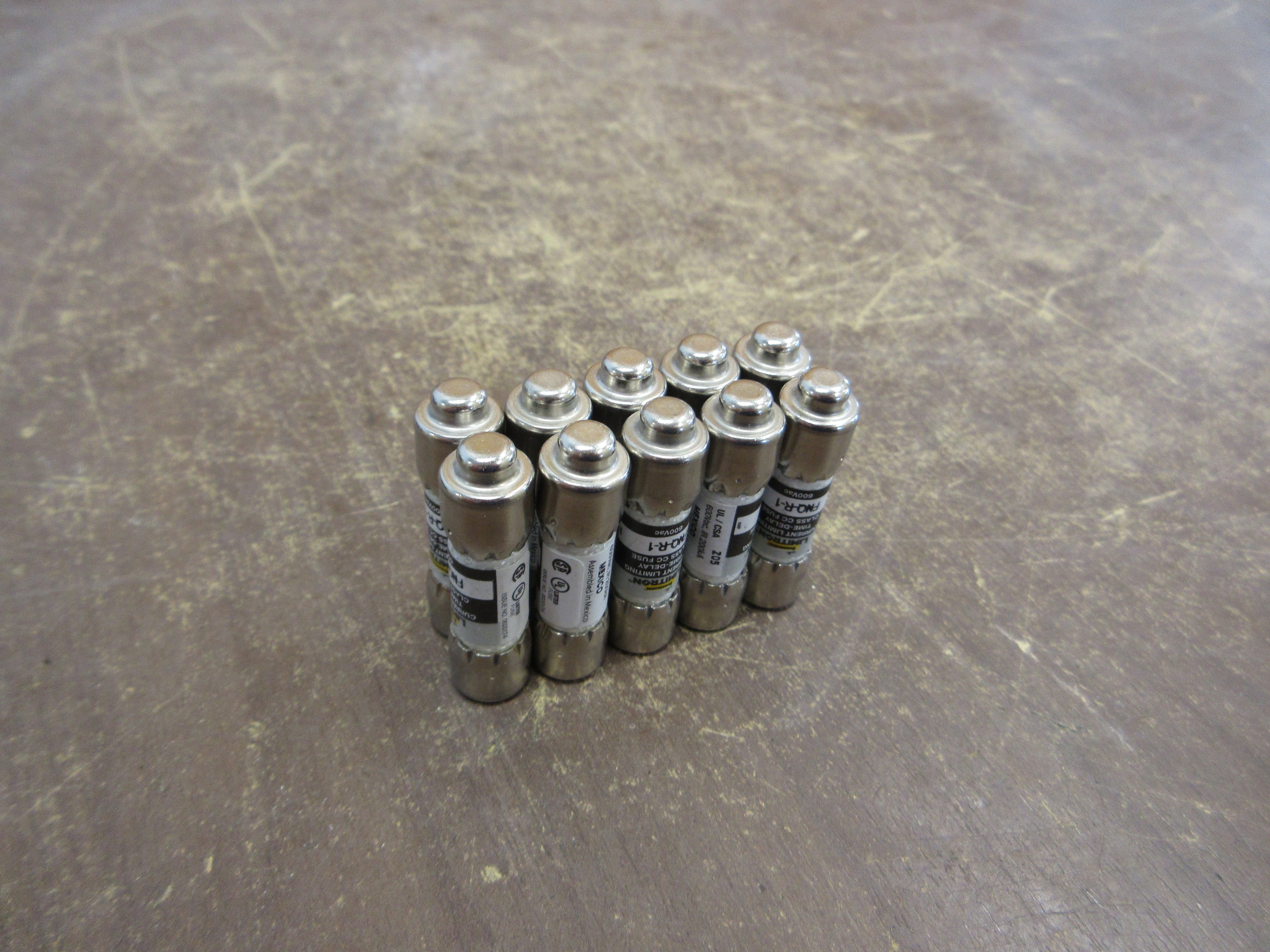 Cooper Bussmann Limitron Fuse FNQ-R-1 1A 600V *Box of 10* New Surplus