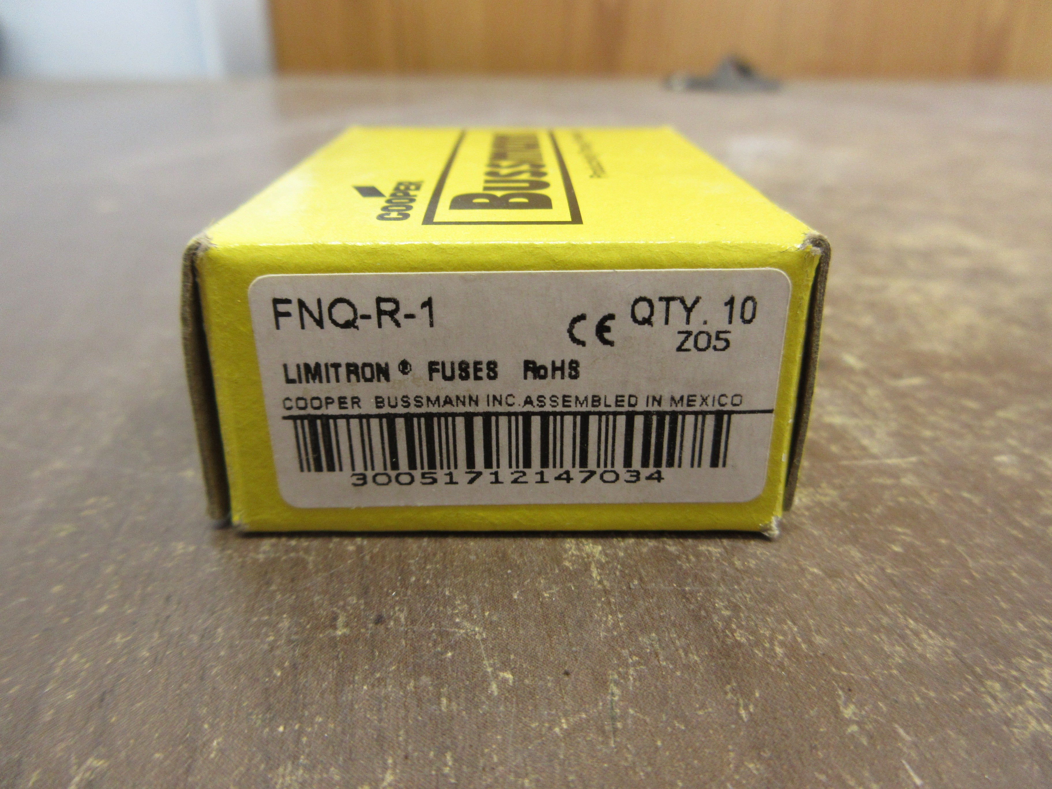 Cooper Bussmann Limitron Fuse FNQ-R-1 1A 600V *Box of 10* New Surplus