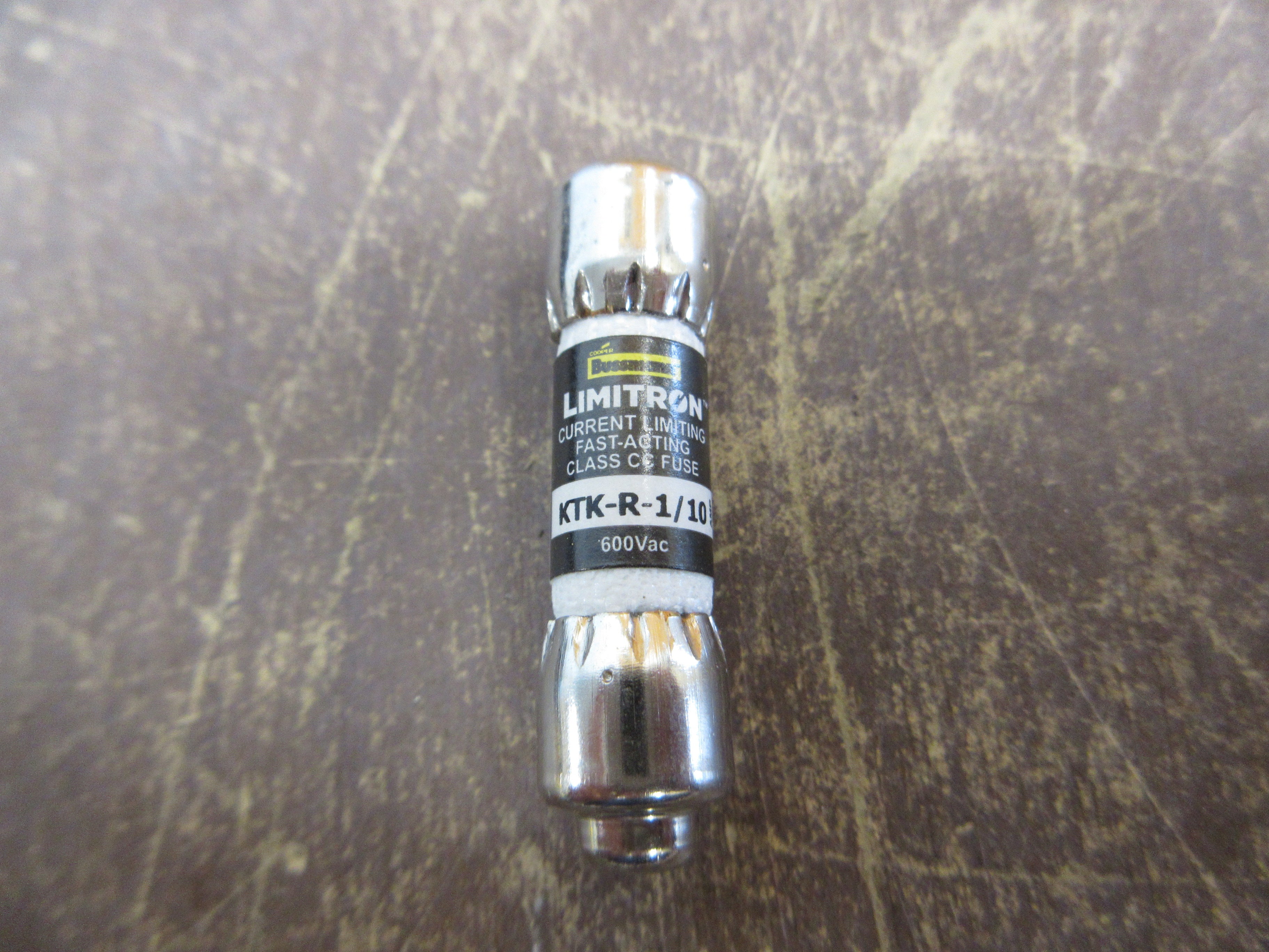 Cooper Bussmann Limitron Fuse KTK-R-1/10 600V 1/10A *Box of 10* New Surplus