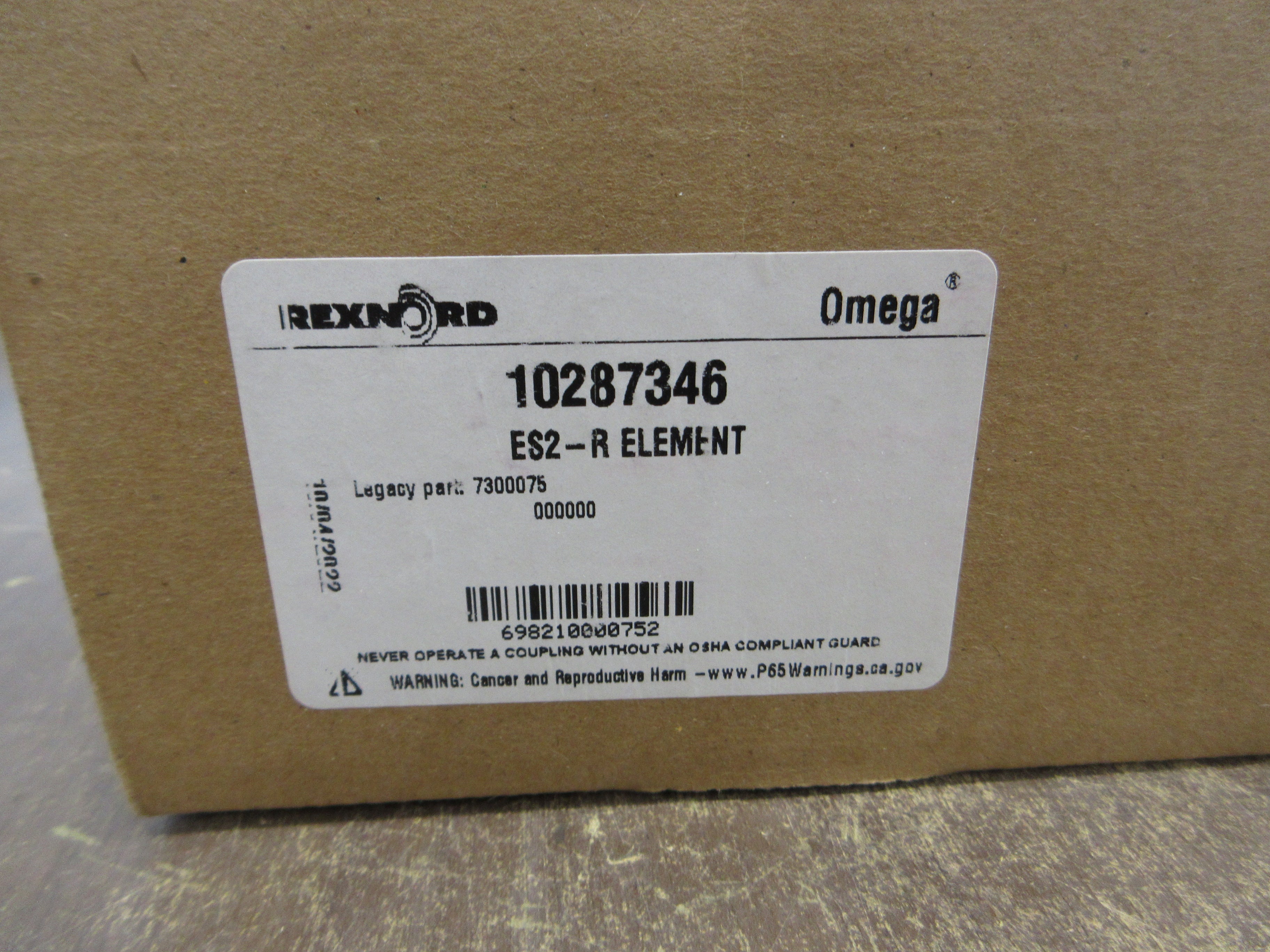 Rexnord Omega ES2-R Element 10287346 New Surplus