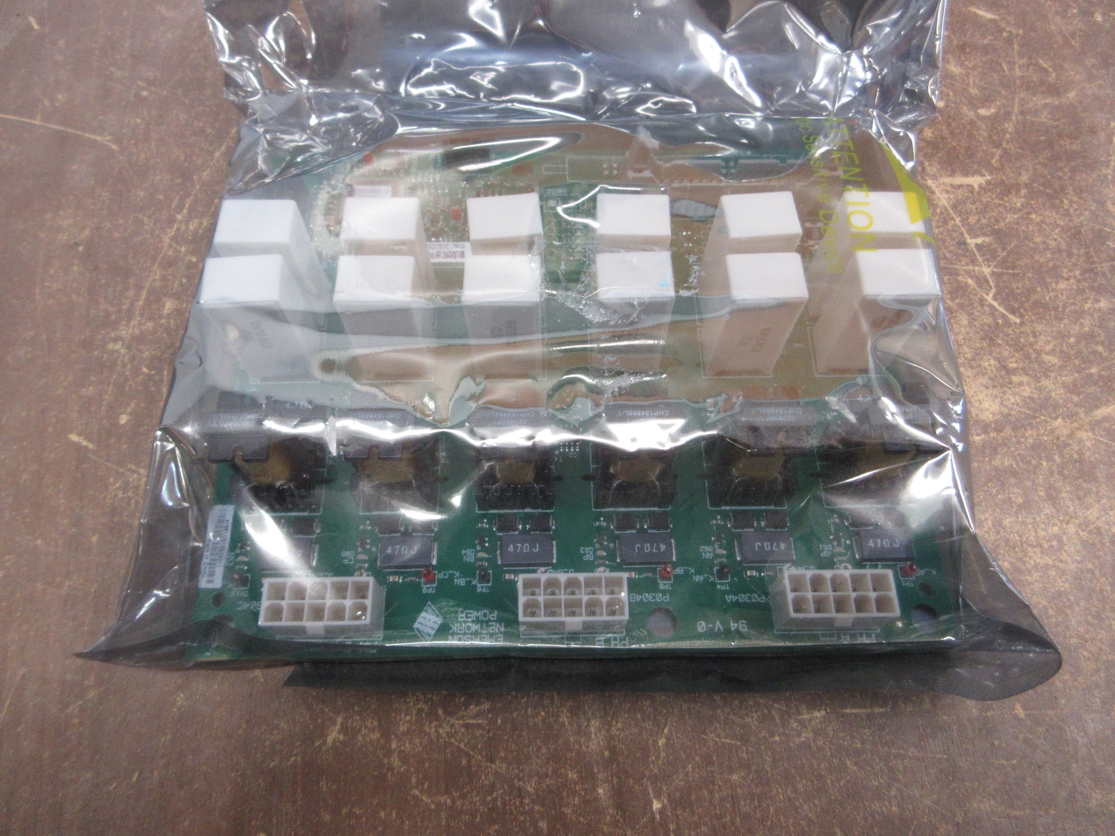 Emerson Capacitor Board Assembly 418611G1 Rev. 2 *No Box* New Surplus