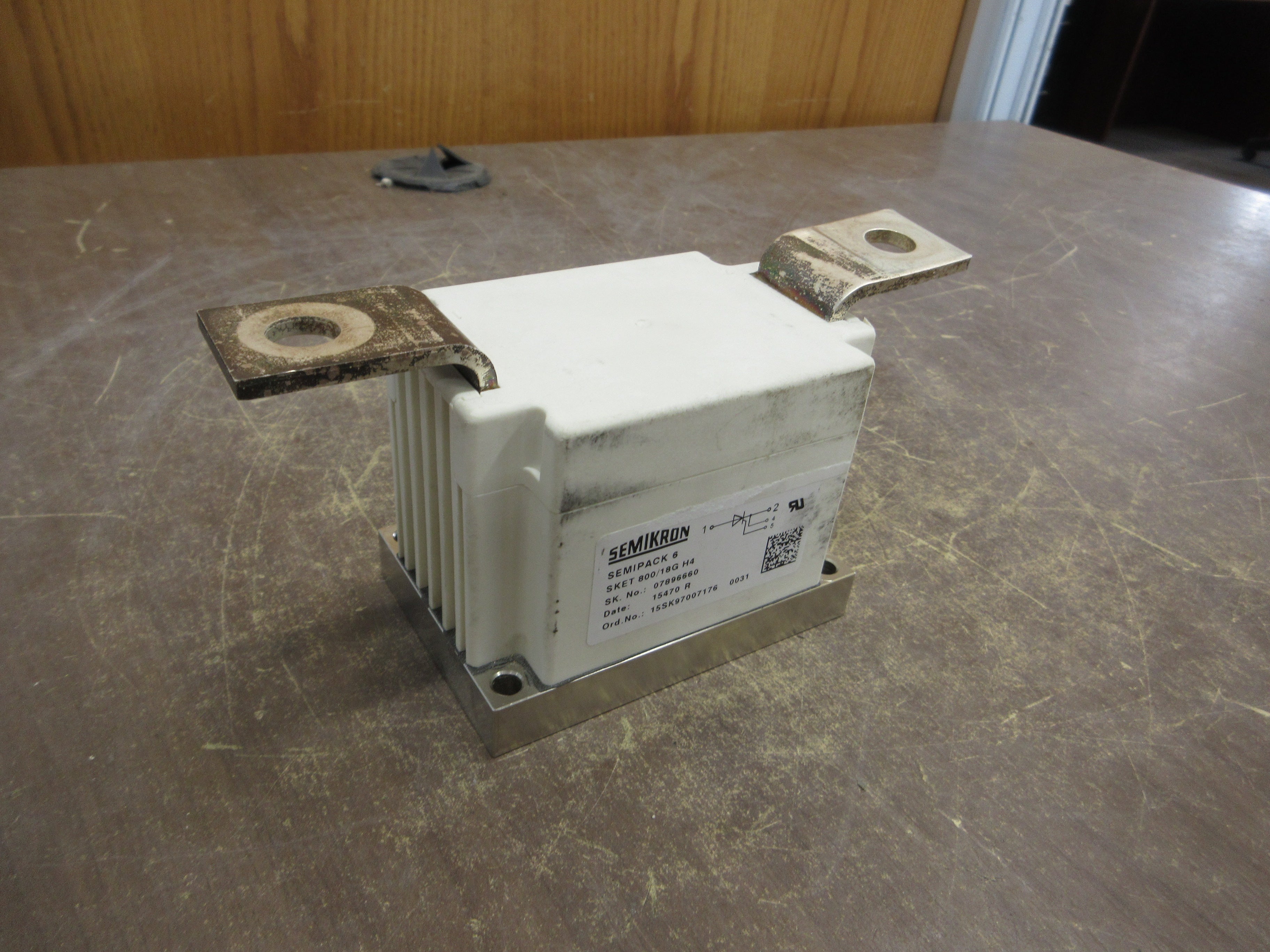 Semikron Semipack 6 Thyristor Module SKET 800/18G H4 Used