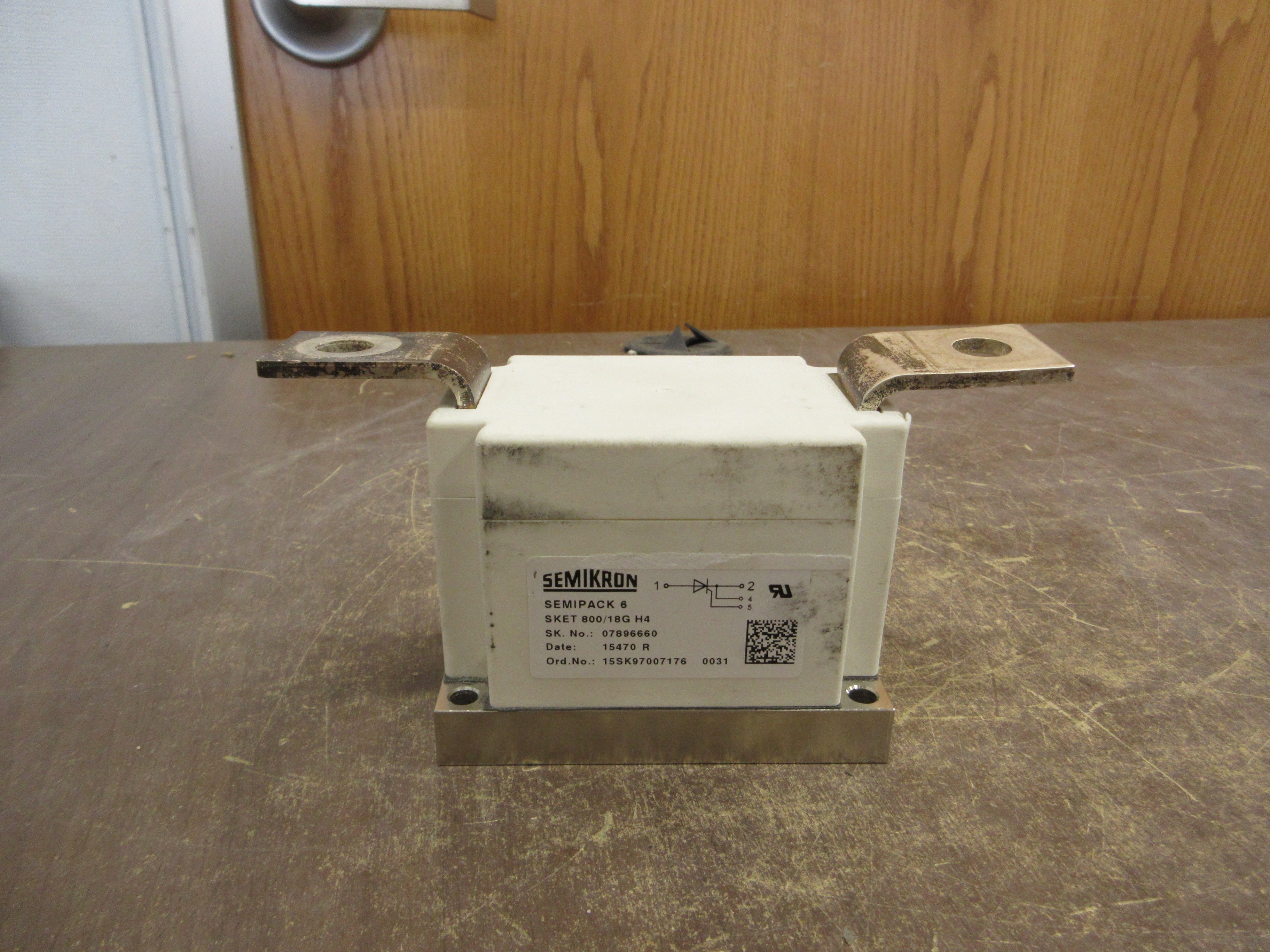 Semikron Semipack 6 Thyristor Module SKET 800/18G H4 Used