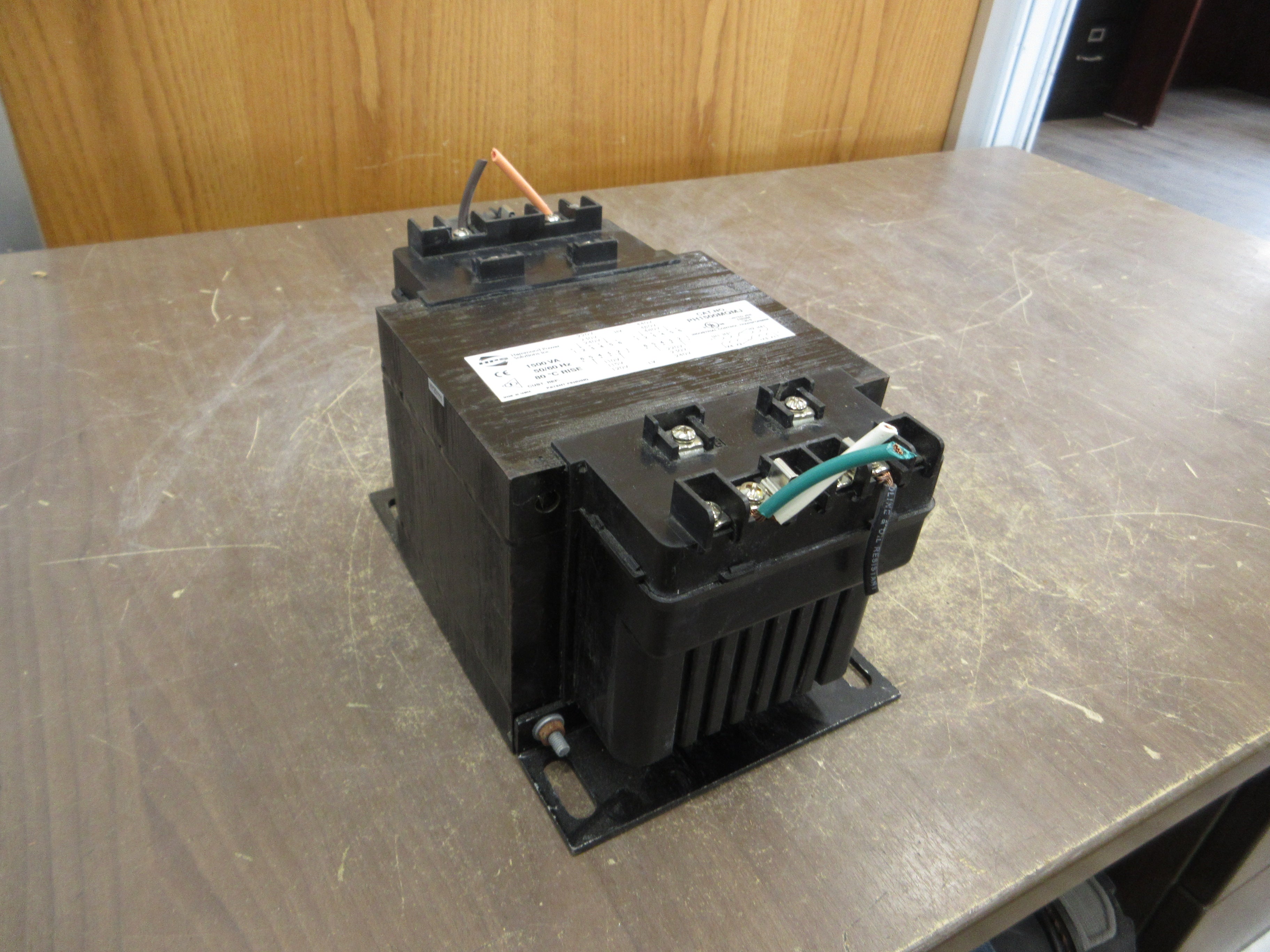 Hammond Control Transformer PH1500MQMJ 1500VA Pri: 240/480V Sec: 120/240V Used