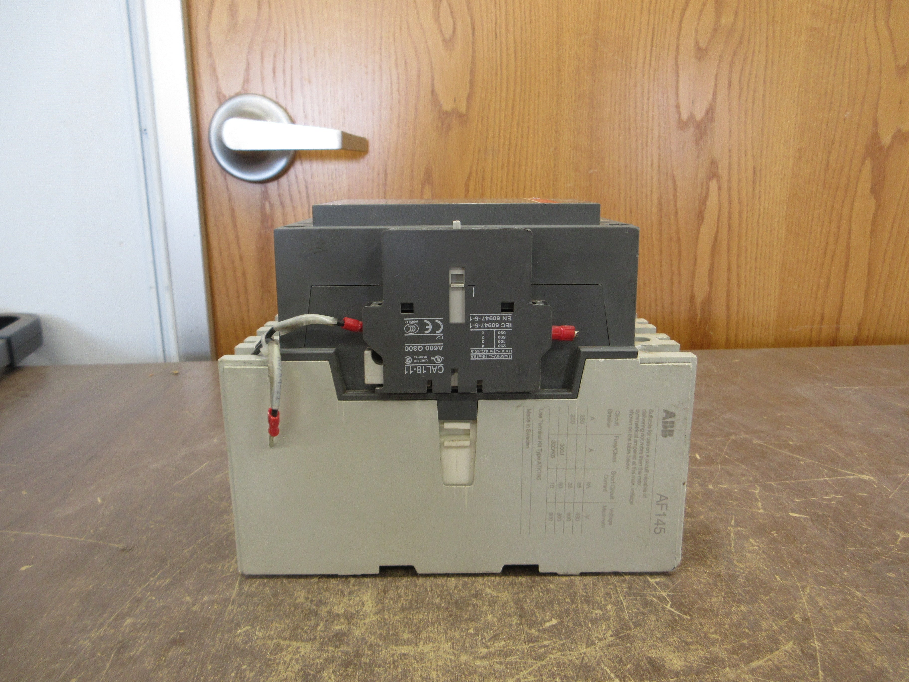 ABB Contactor AF145-30 20-60VDC Coil 230A 600V Used