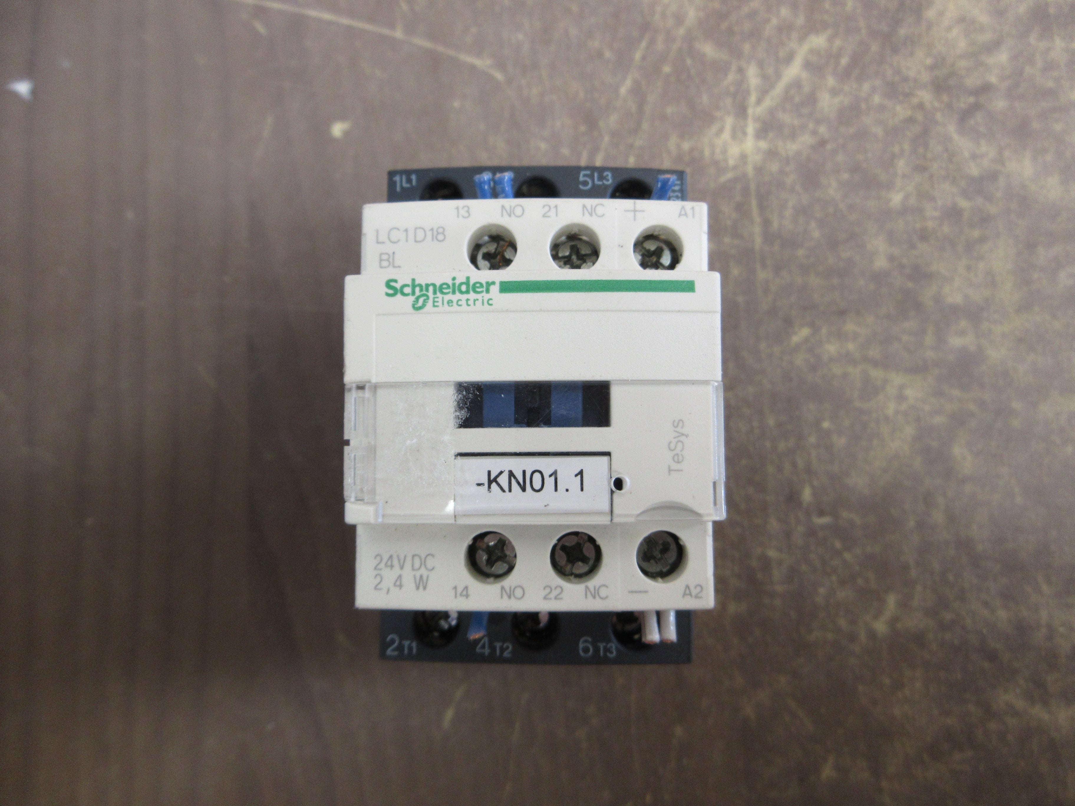 Schneider Electric Contactor LC1D18 BL 24VDC Coil Used