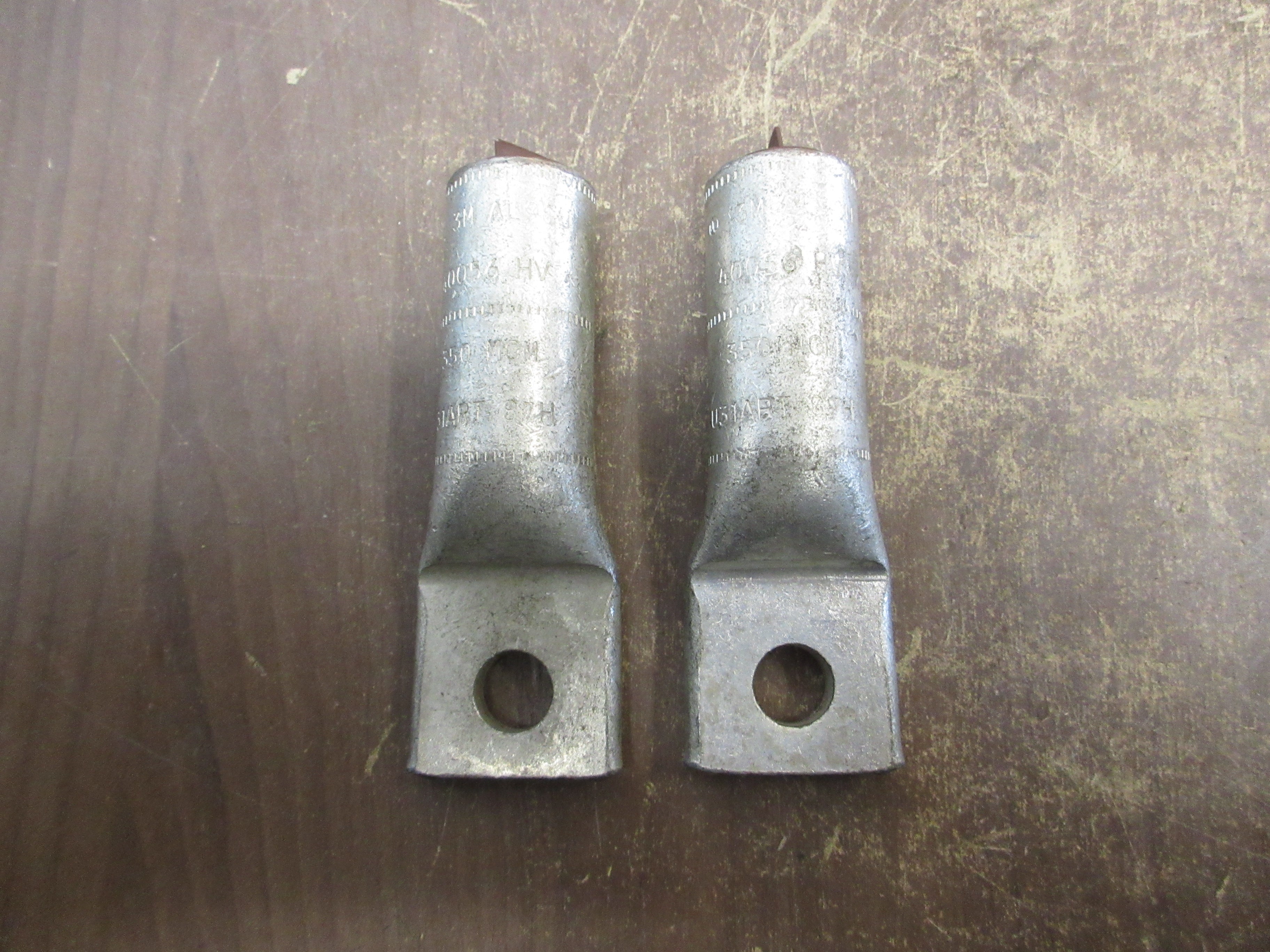 3M Crimp Lug U31ART 87H 1-Hole 350 MCM *No Box* *Lot of 2* New Surplus
