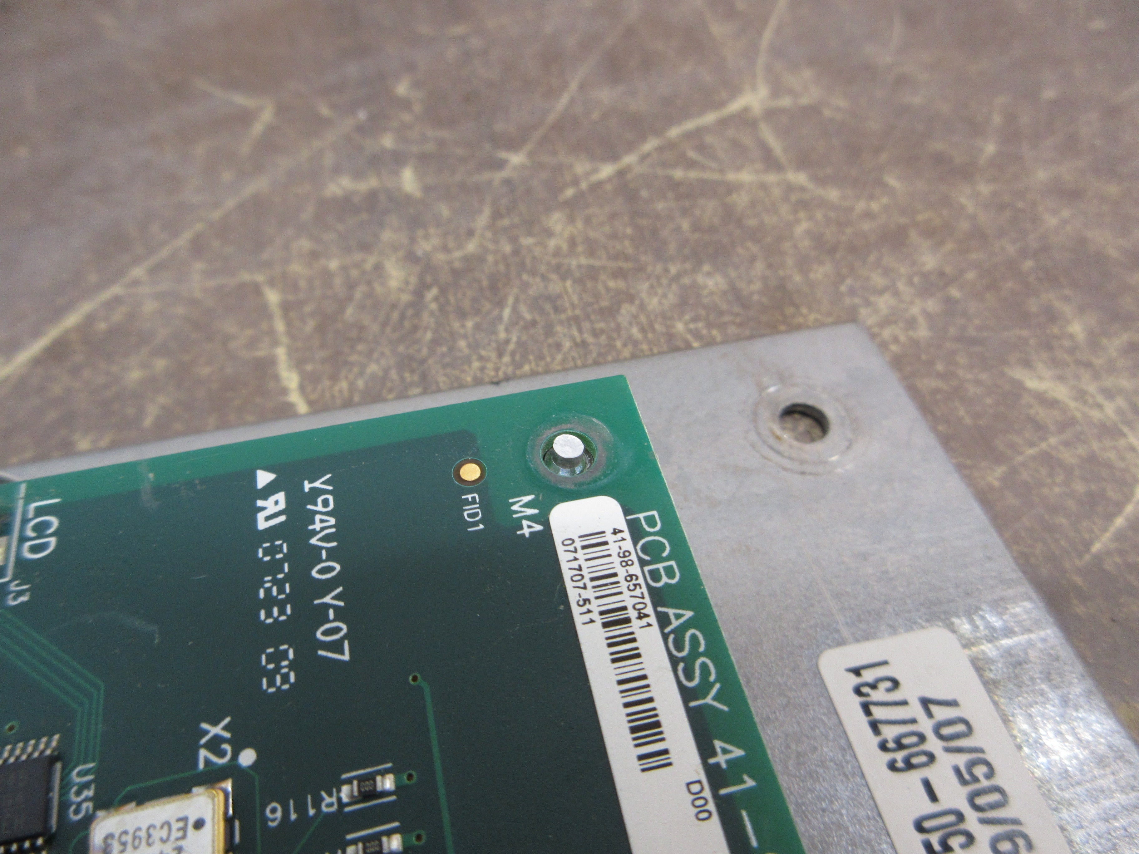 Cyberex Control Panel Assembly 43-50-667731 Used