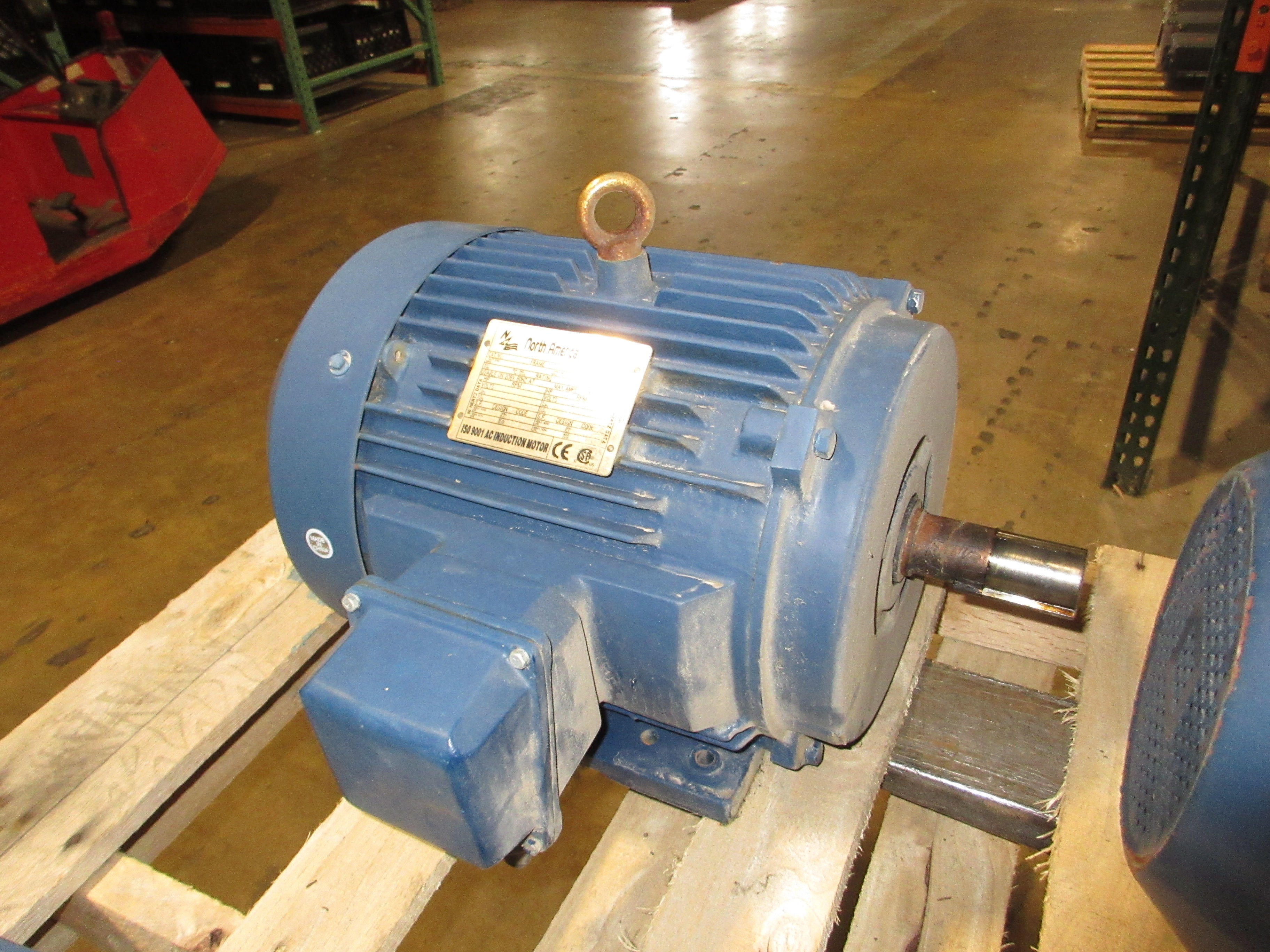 North American Electric AC Induction Motor H1872 7.5HP 1800RPM 18.6/9.3A 50/60Hz