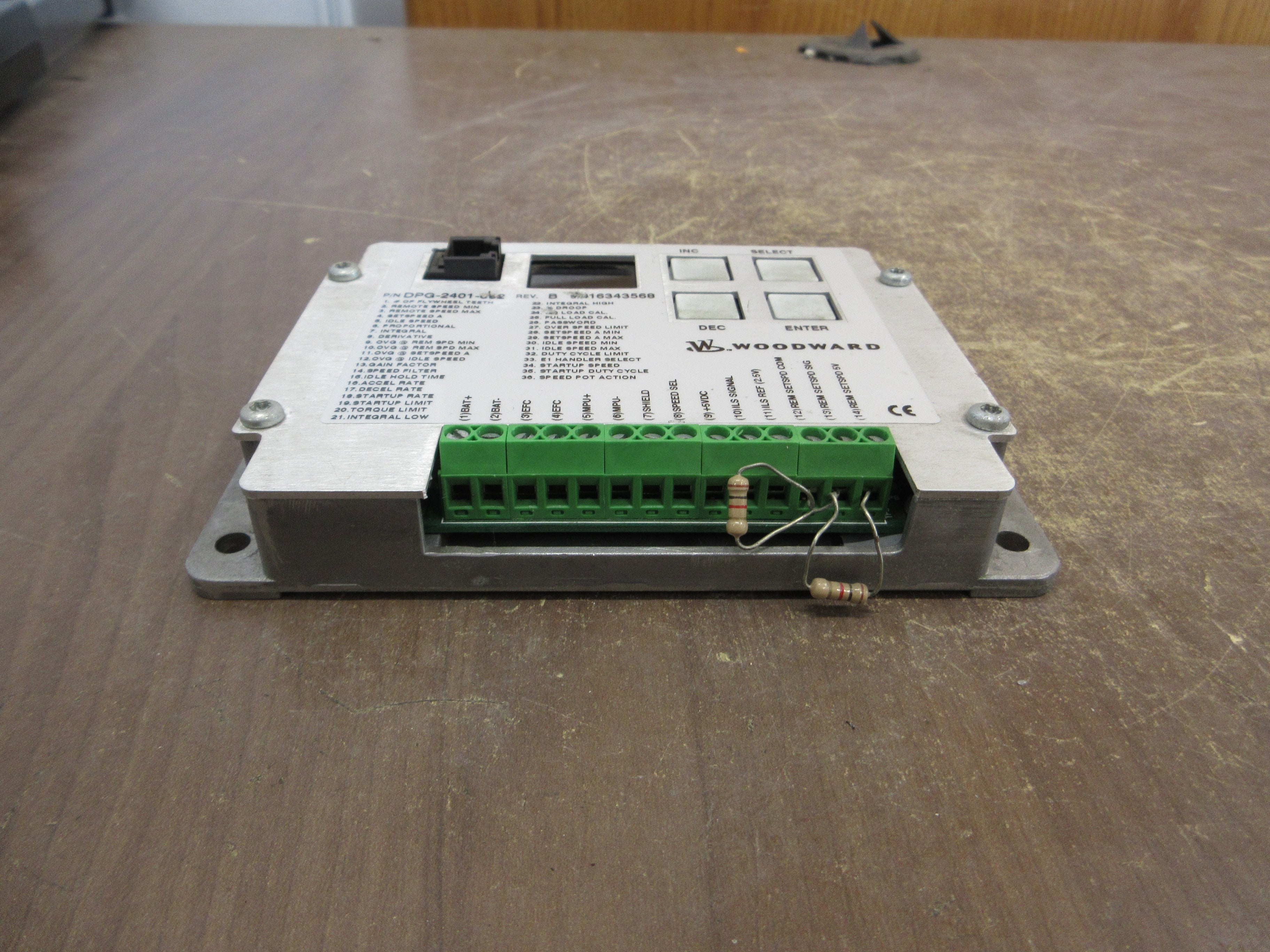 Woodward Digital Speed Controller DPG-2401-002 Rev. B Used