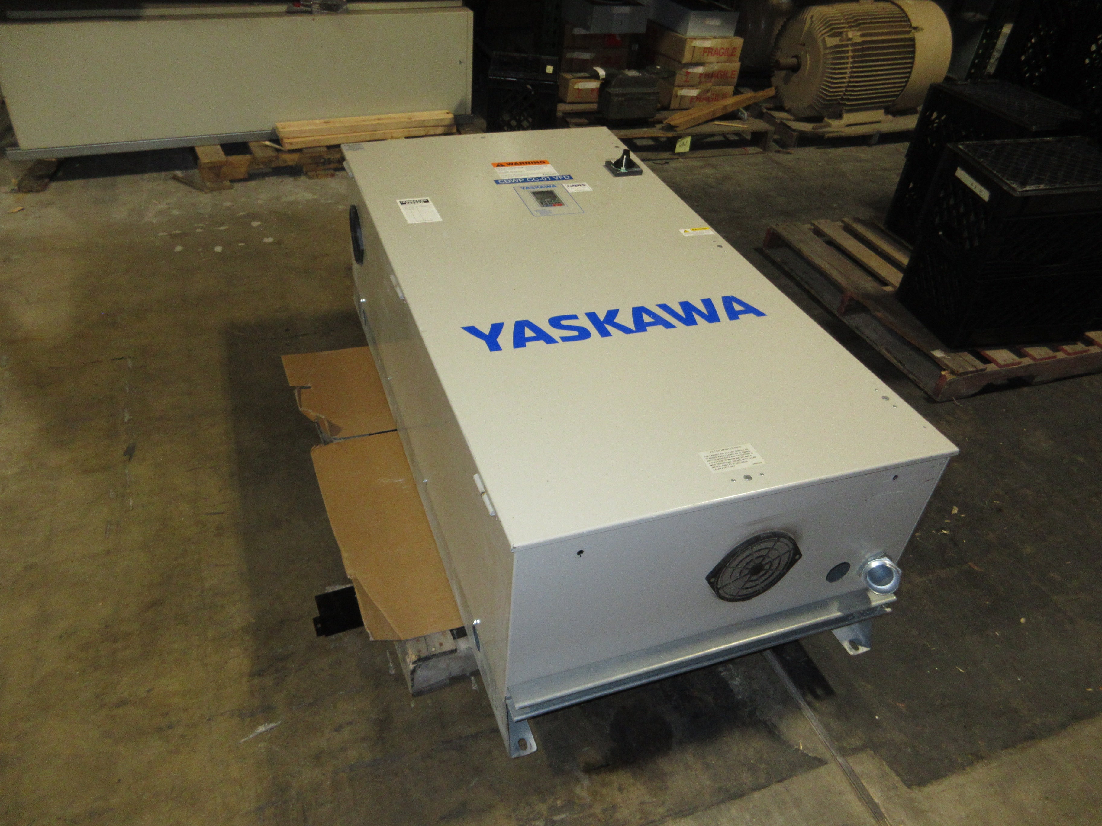 Yaskawa Z1000U AC Drive w/ Bypass Z1D1B096PN 75HP 3Ph Used