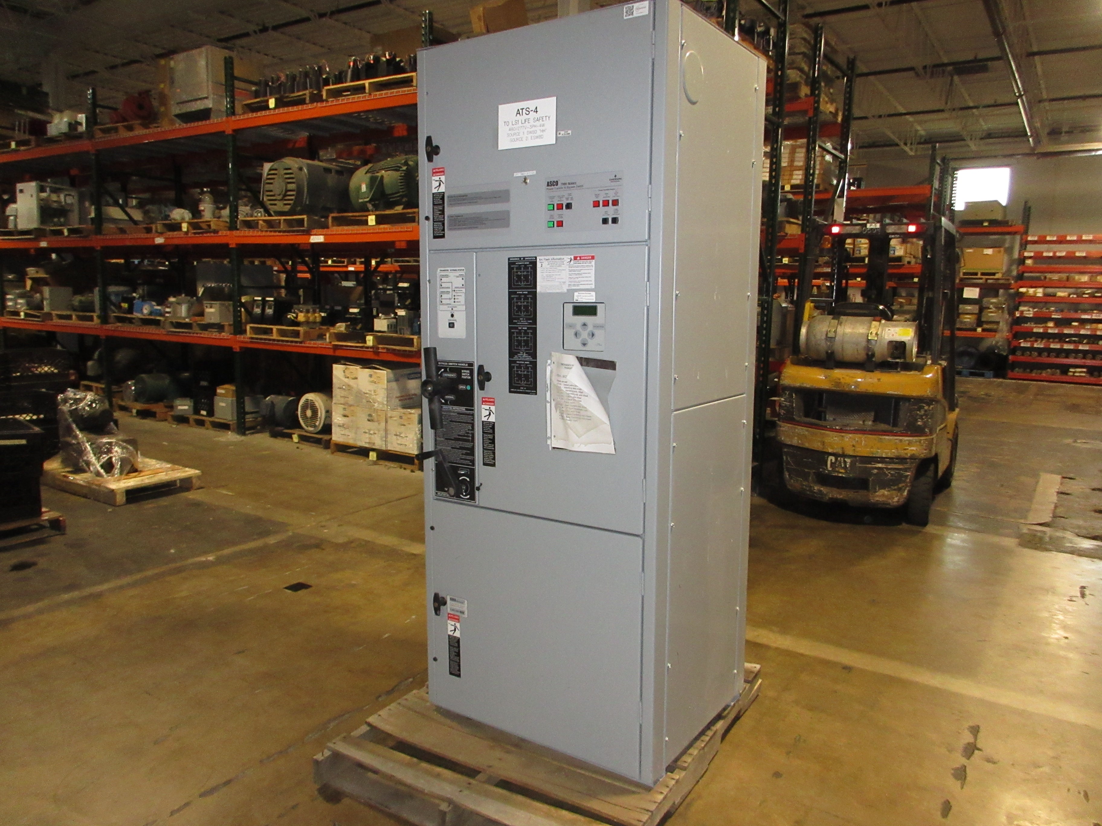 Asco 7000 Series Automatic Transfer Switch w/ Bypass J7ACTBB30400N50C 400A Used