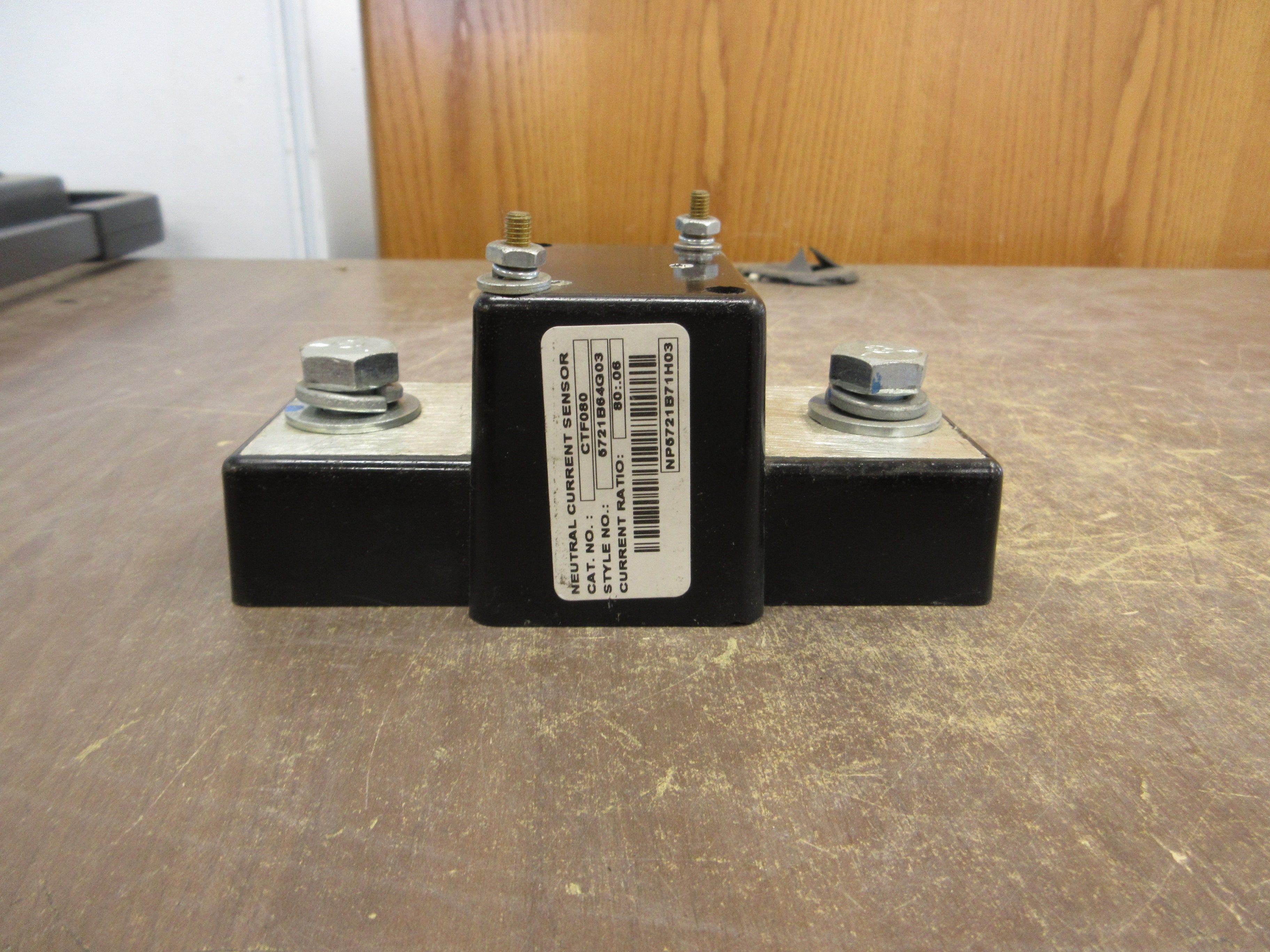 Eaton Neutral Current Sensor CTF080 Style: 5721B64G03 Ratio 80:0.06A Used