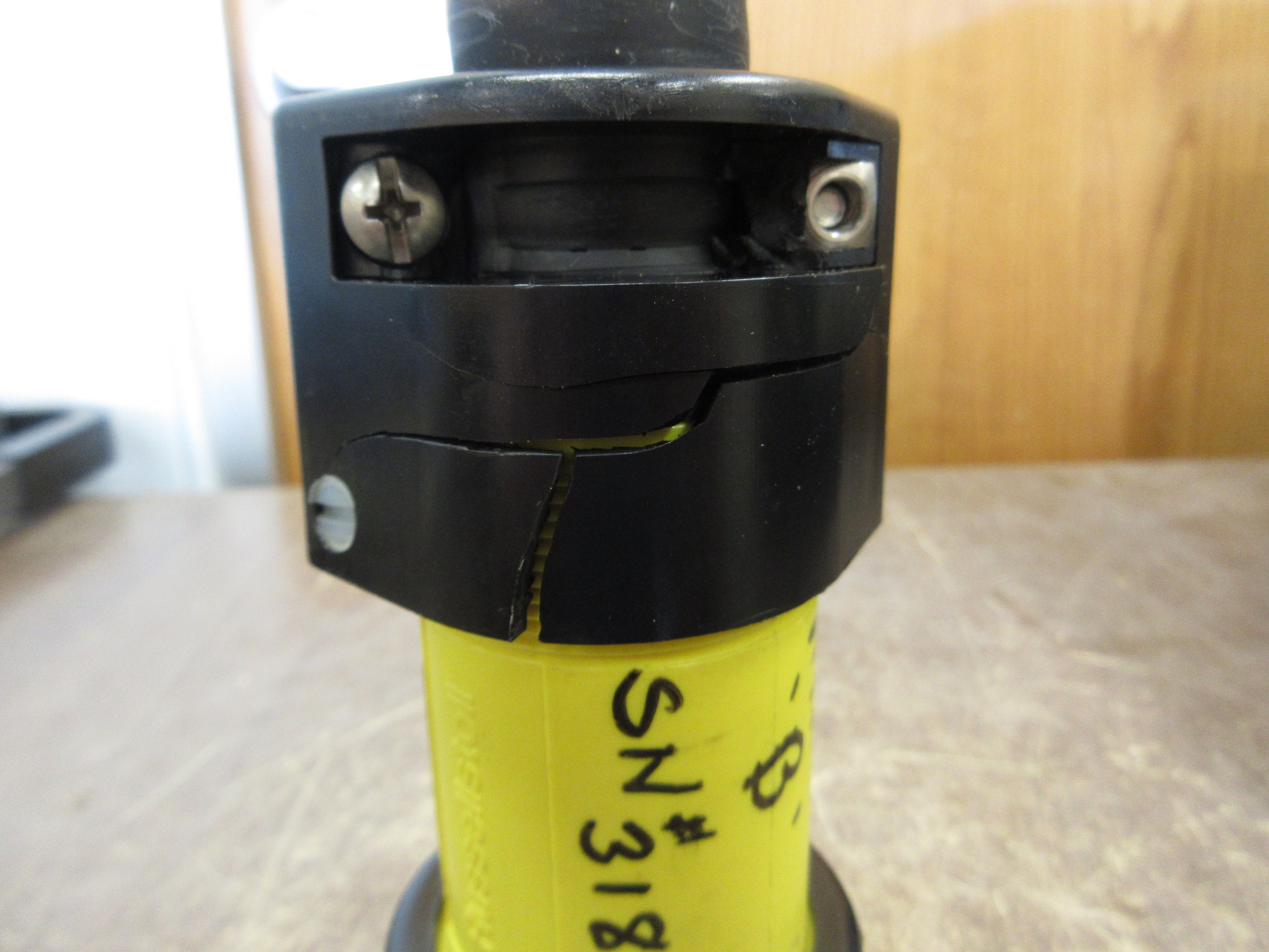 Russellstoll Plug 9P5U2T/1000 50A 250V 4W *Broken Base* Used