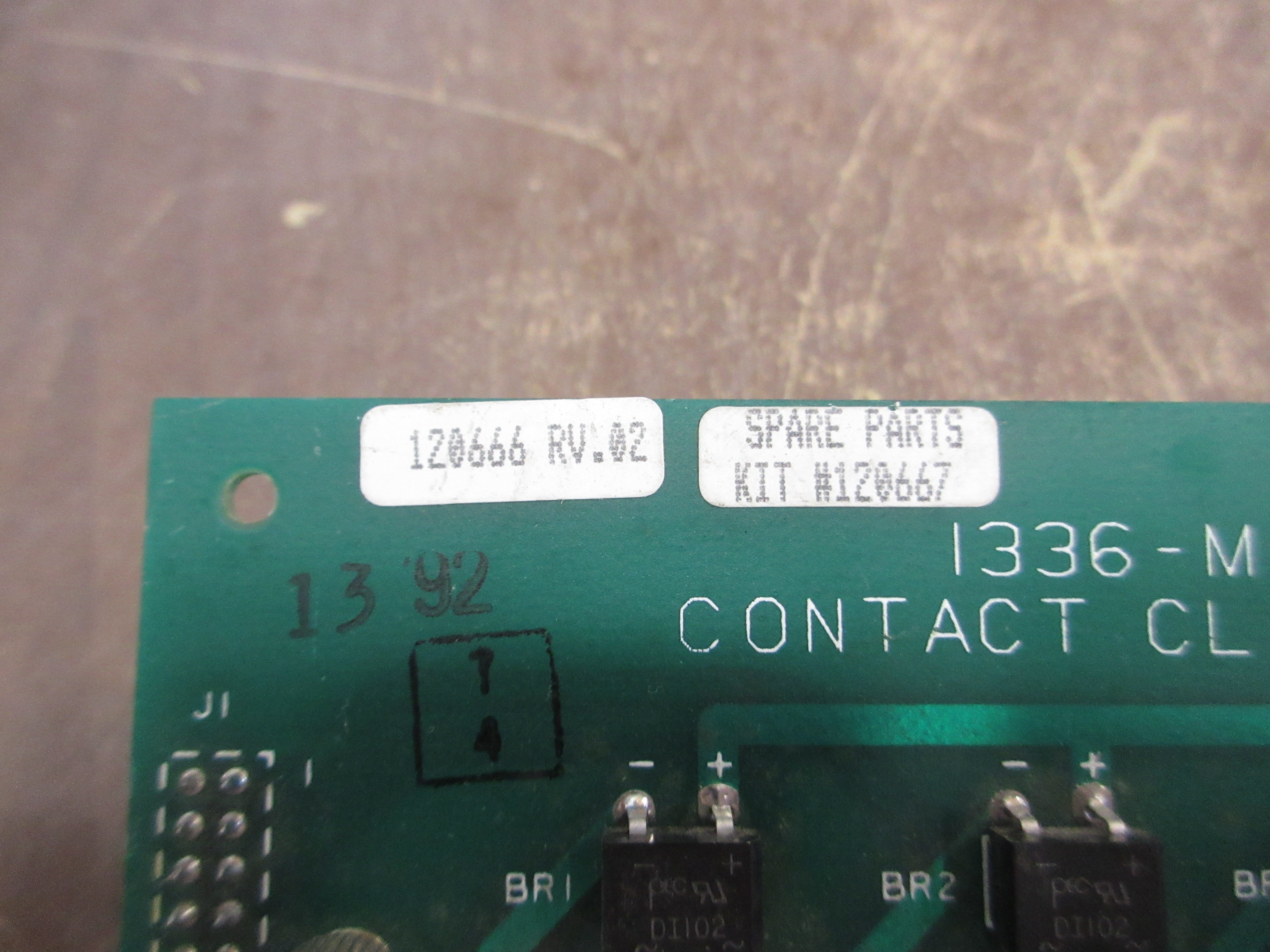 Allen-Bradley 1336-MOD-L1 Board 120666 Rev. 02 5VDC *Broken Terminal Corner*