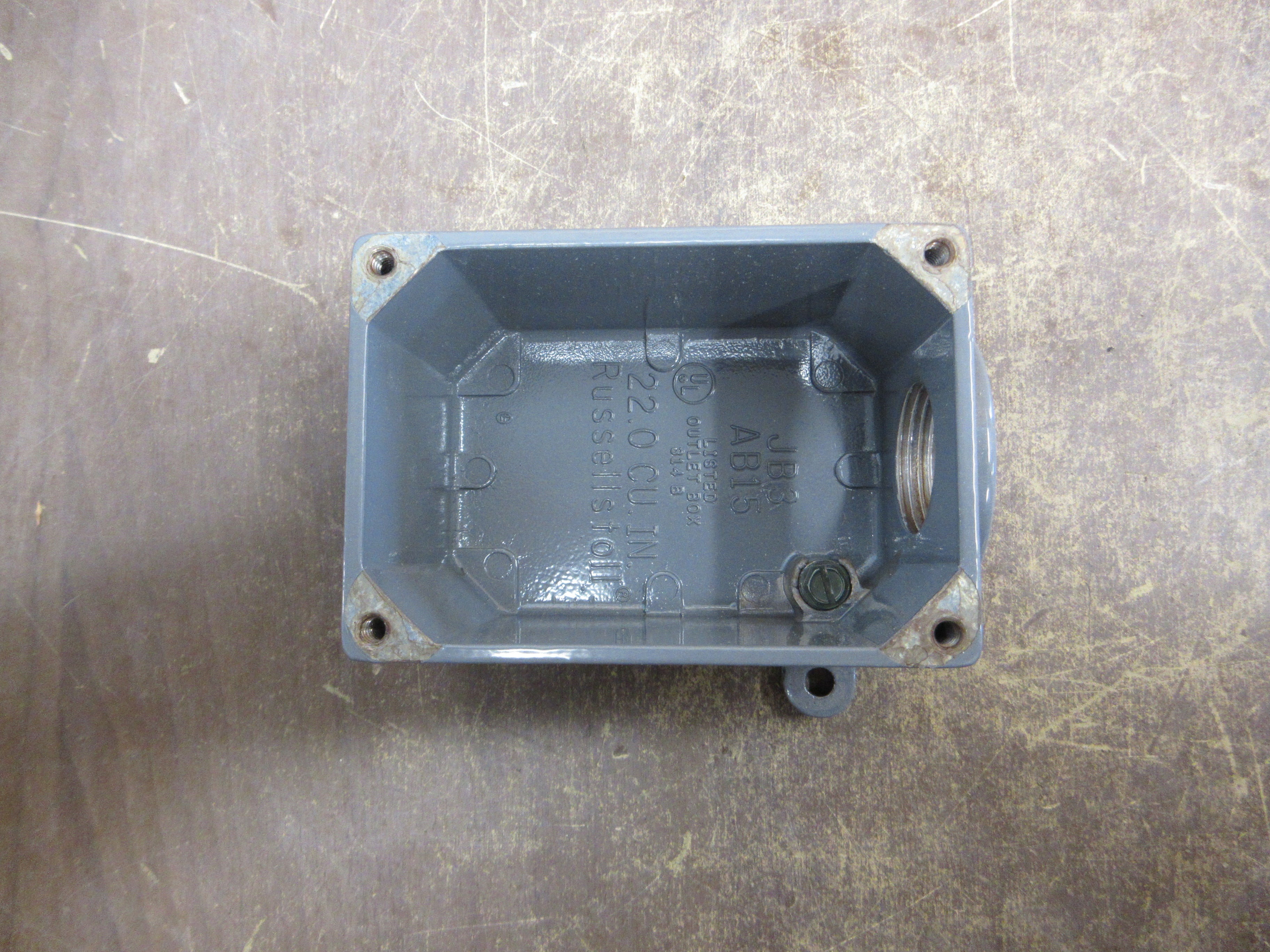 Russellstoll Junction Box JB3-B100 New Surplus