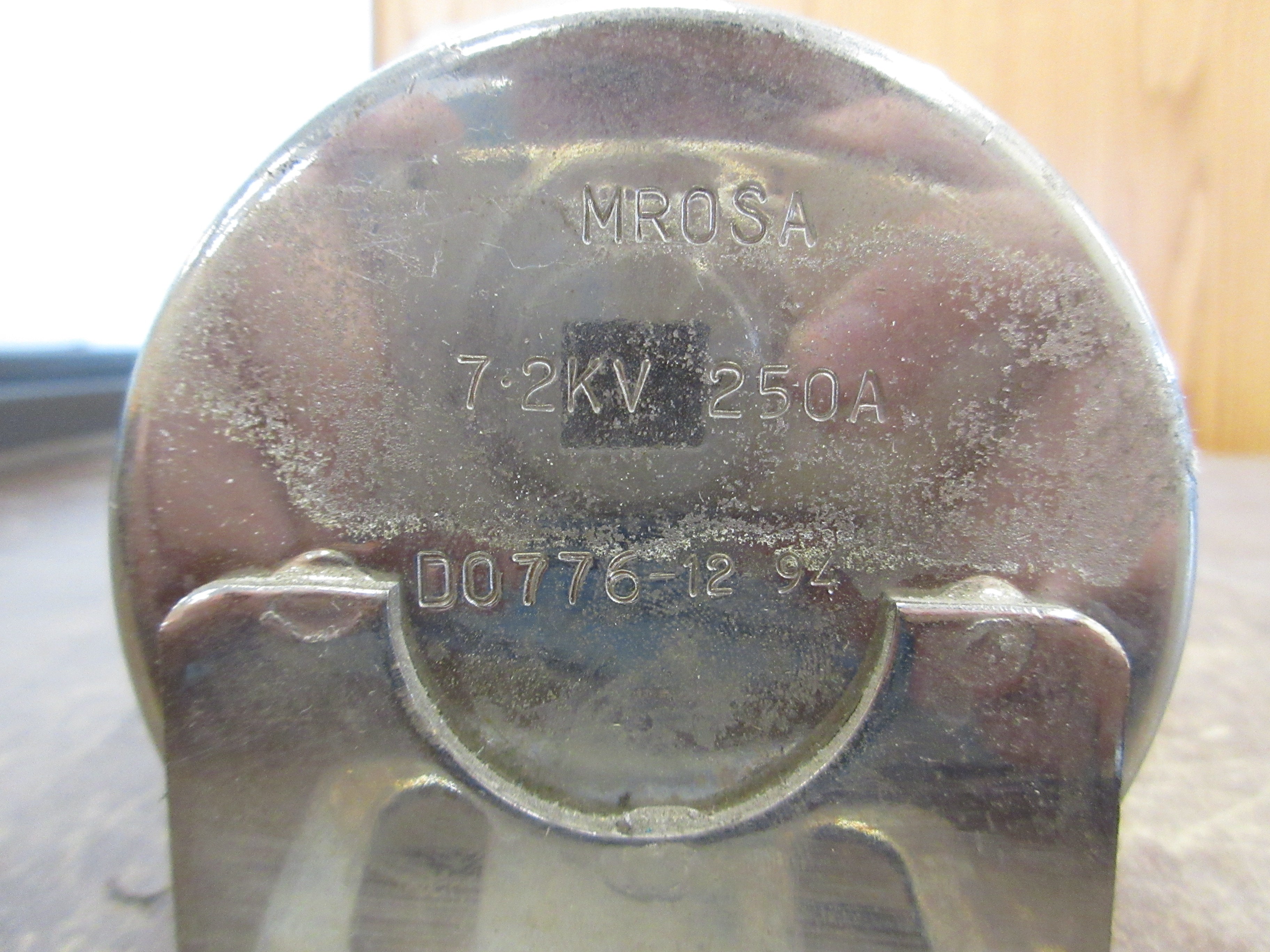 B&S Fuse D0776-12 94 250A 7.2kV Used