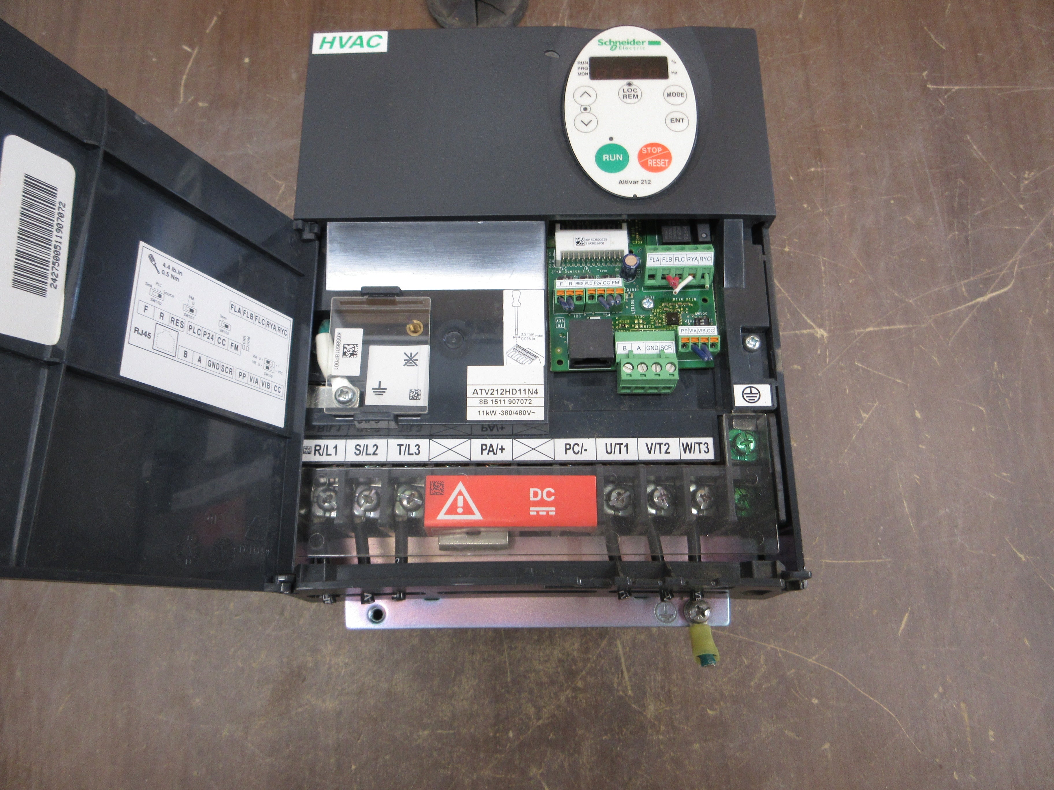 Schneider Electric Altivar AC Drive ATV212HD11N4 15HP 3Ph Used