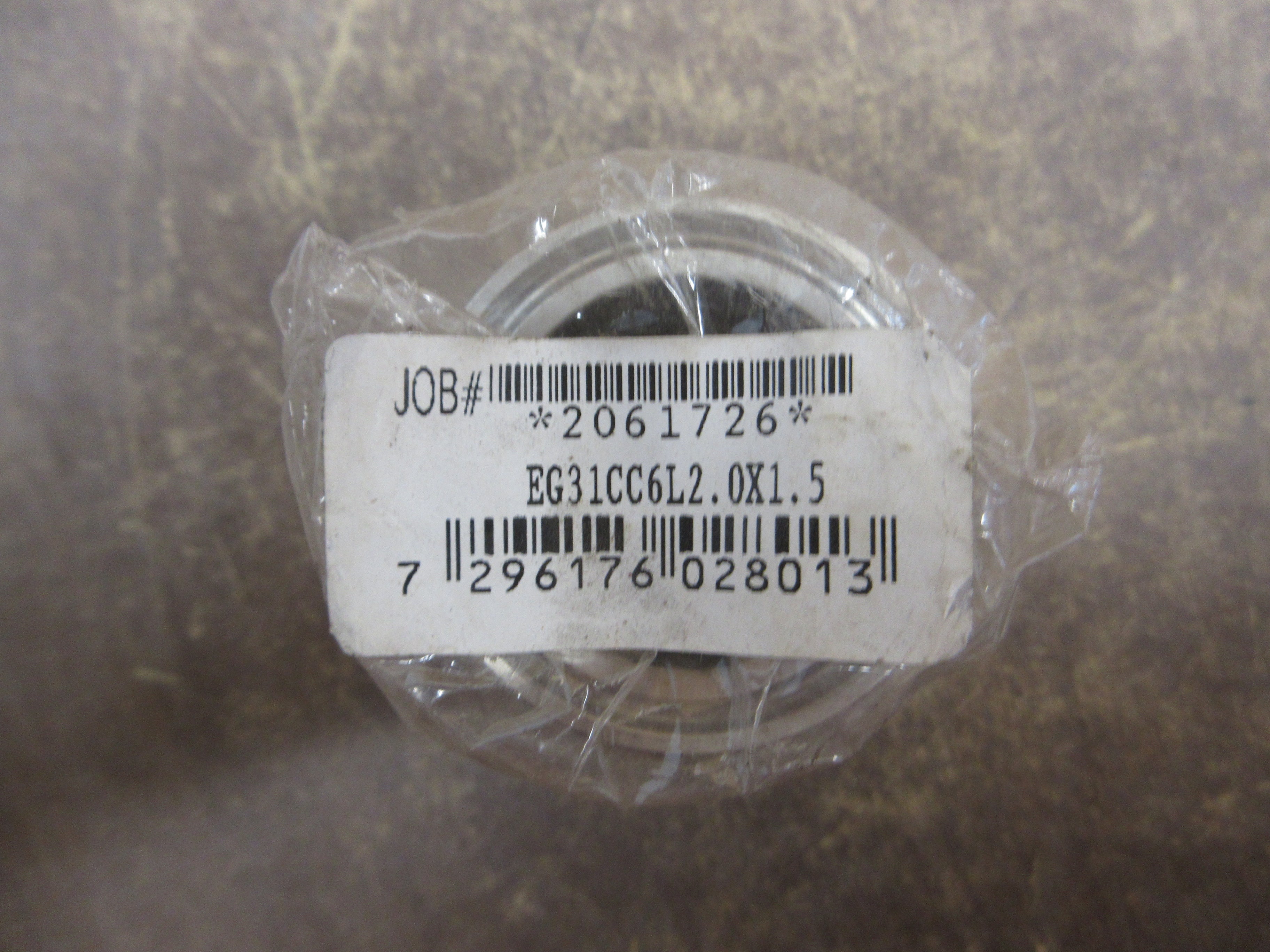 VNE Stainless Steel Concentric Reducer EG21CC6L2.0X1.5 Size: 2.0" to 1.5"