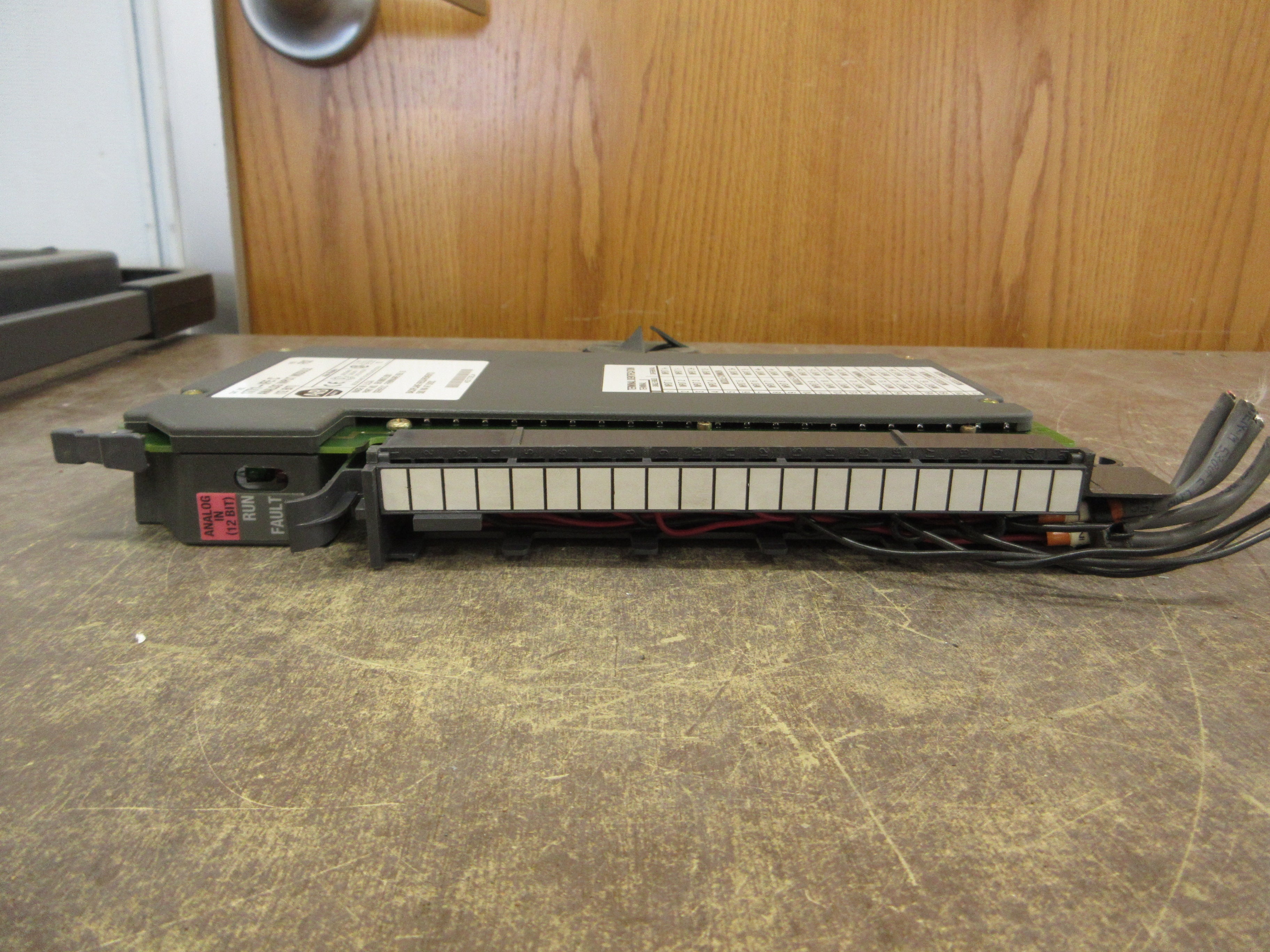 Allen-Bradley 12-Bit Analog Input Module 1771-IFE/C Ser C Rev F02 F/W Rev B Used