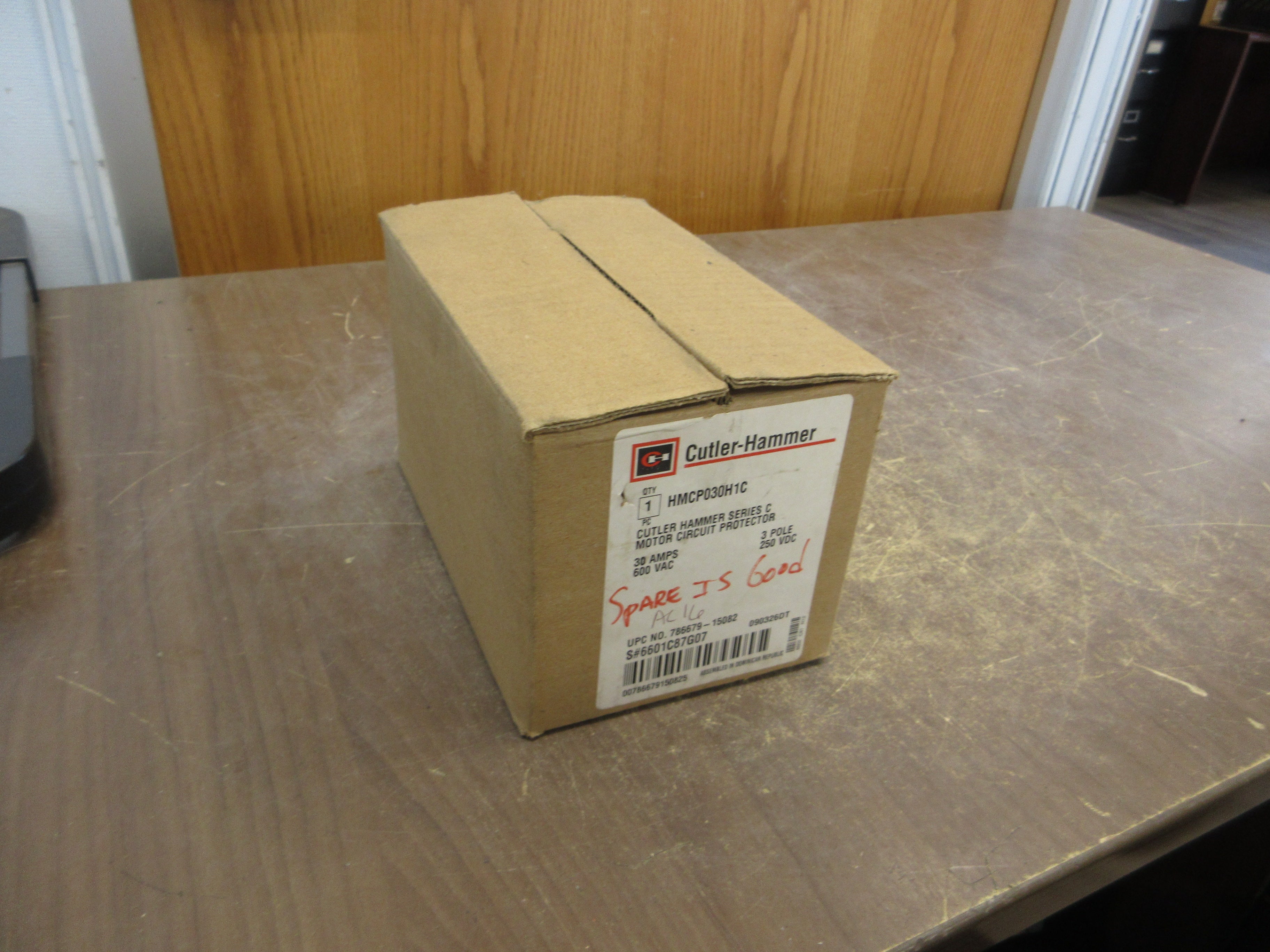 Cutler-Hammer Circuit Breaker HMCP030H1C 30A 600V 3P New Surplus