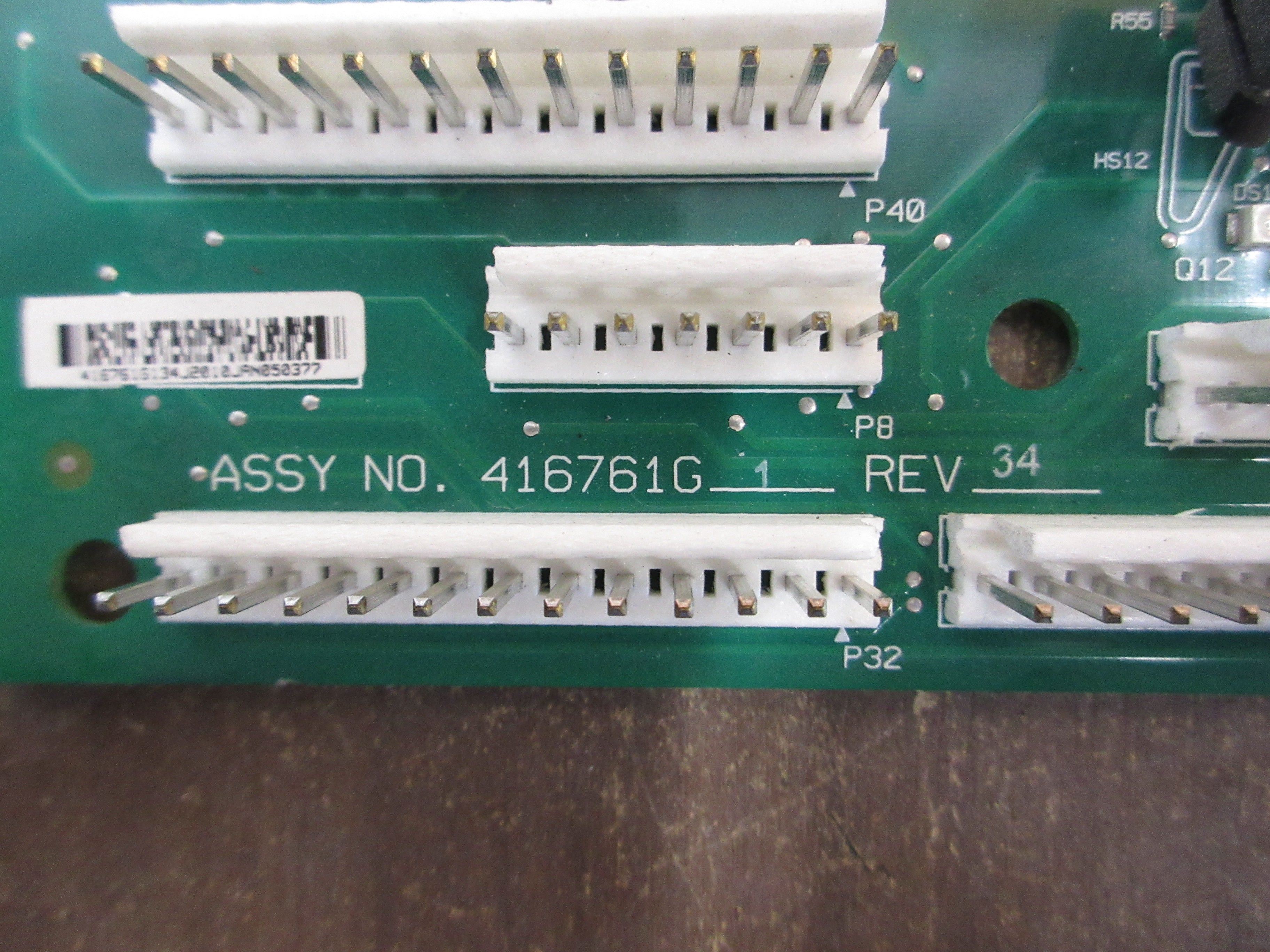 Emerson PWA ENV ICOM Control Board 416761G1 Rev. 34 Used