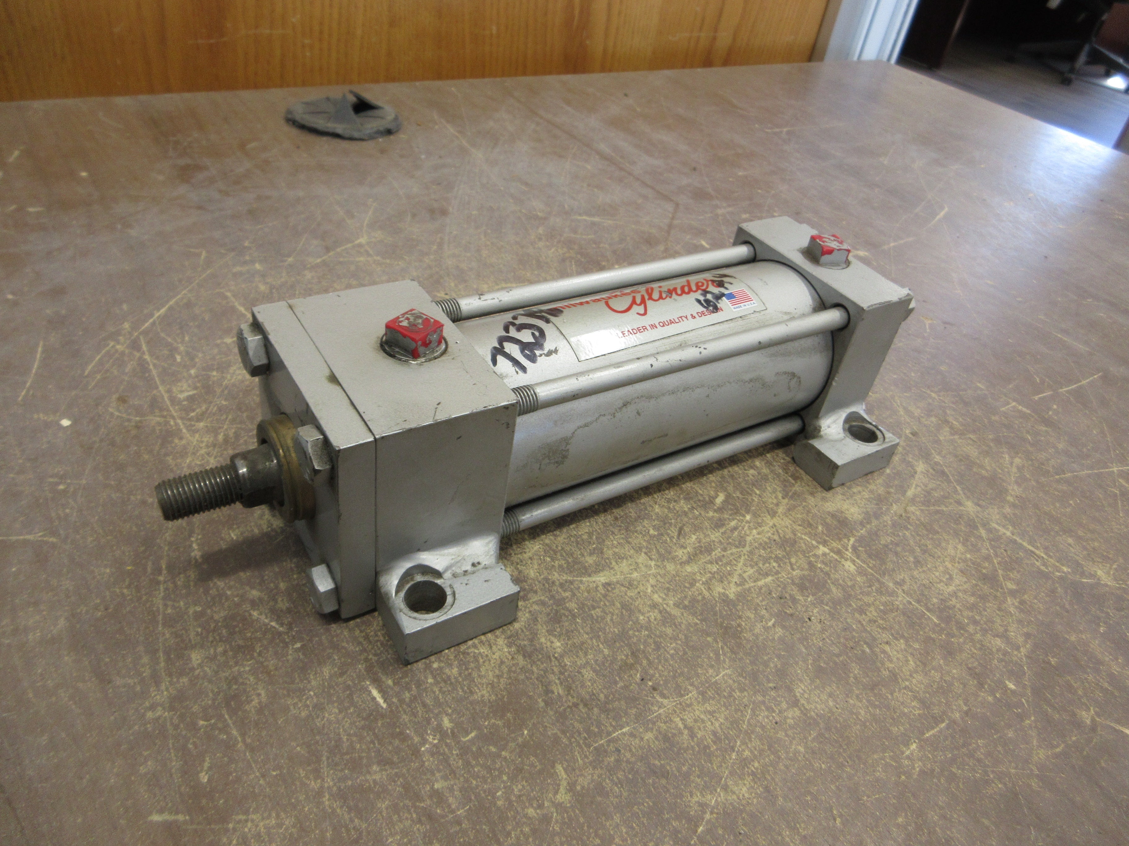 Milwaukee Cylinder Air Cylinder A-42 2" Bore 4" Stroke 250PSI Used