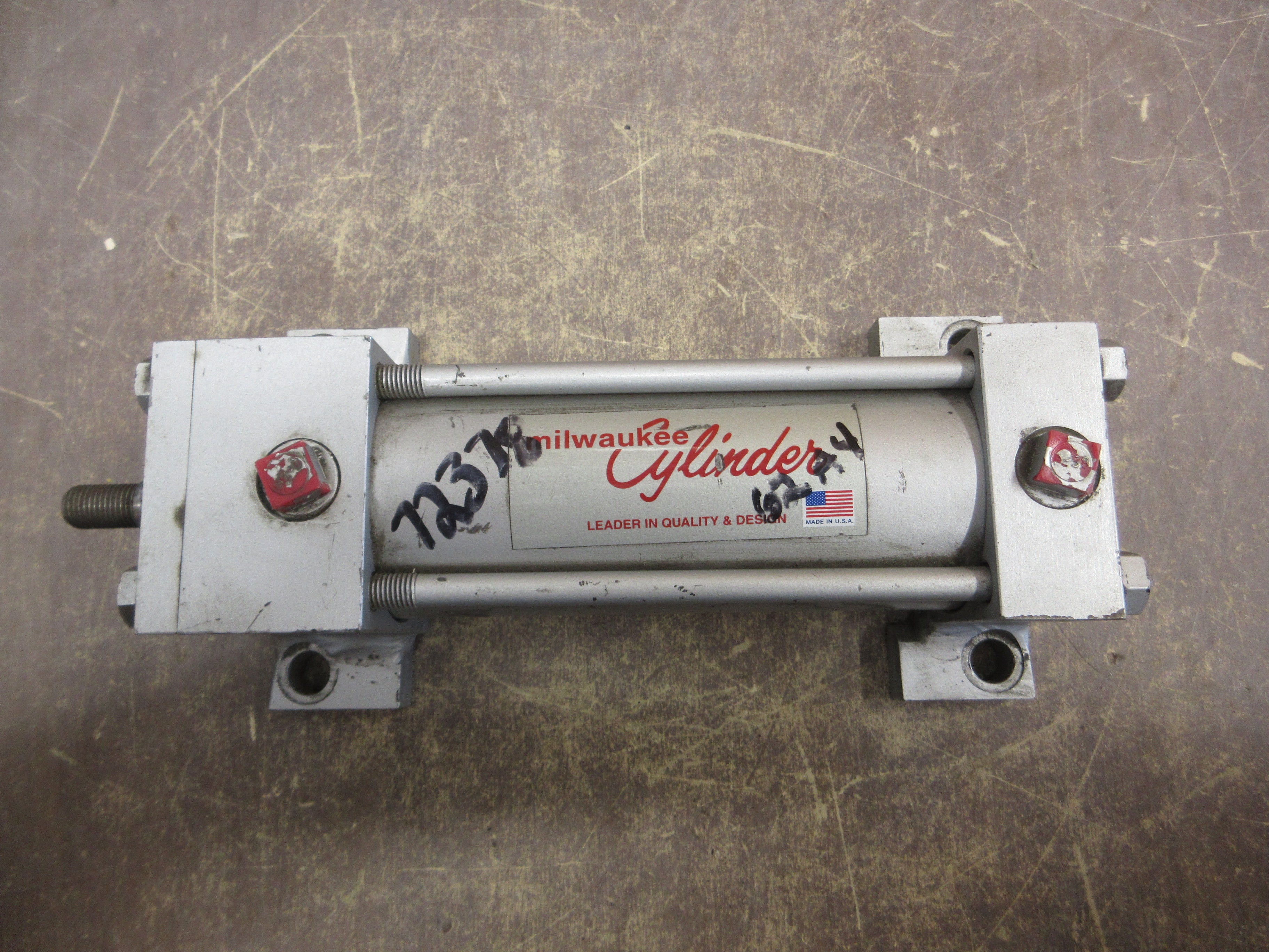 Milwaukee Cylinder Air Cylinder A-42 2" Bore 4" Stroke 250PSI Used