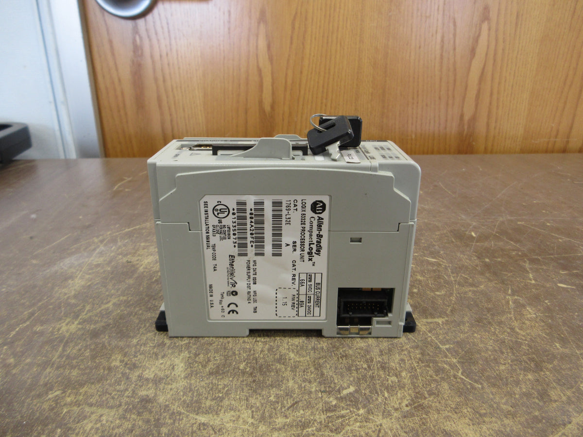 Allen-Bradley CompactLogix Logix 5332E Processor Unit 1769-L32E Ser. A Used