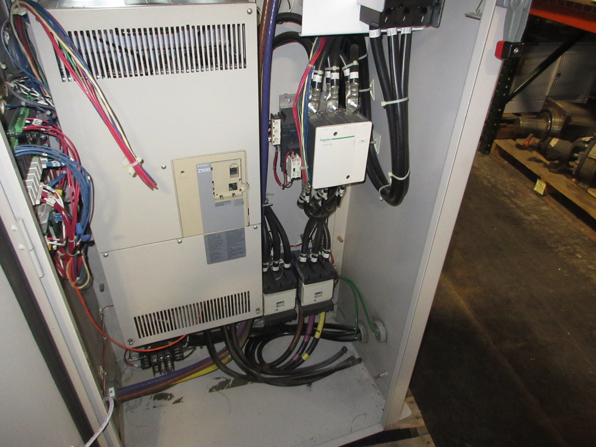 Yaskawa Z1000 AC Drive w/ Bypass NB15514492A 150HP 3Ph w/ Keypad Used