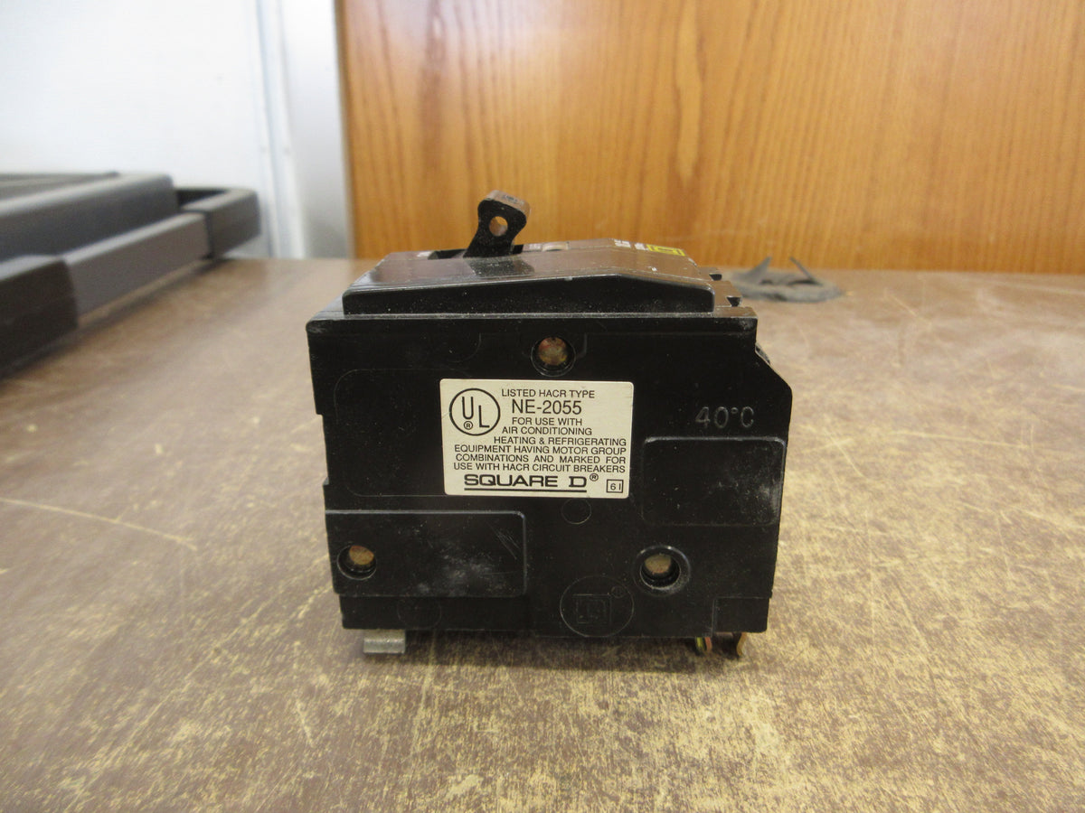 Square D Clip-On Circuit Breaker QO220 20A 120/240V 2P *Lot of 2* Used