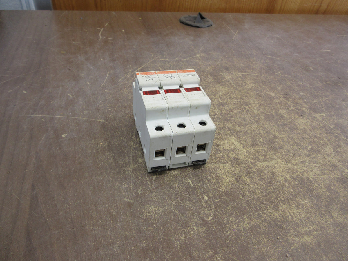 Ferraz Shawmut Ultrasafe Fuseholder USCC3I 30A 600V 3P Used
