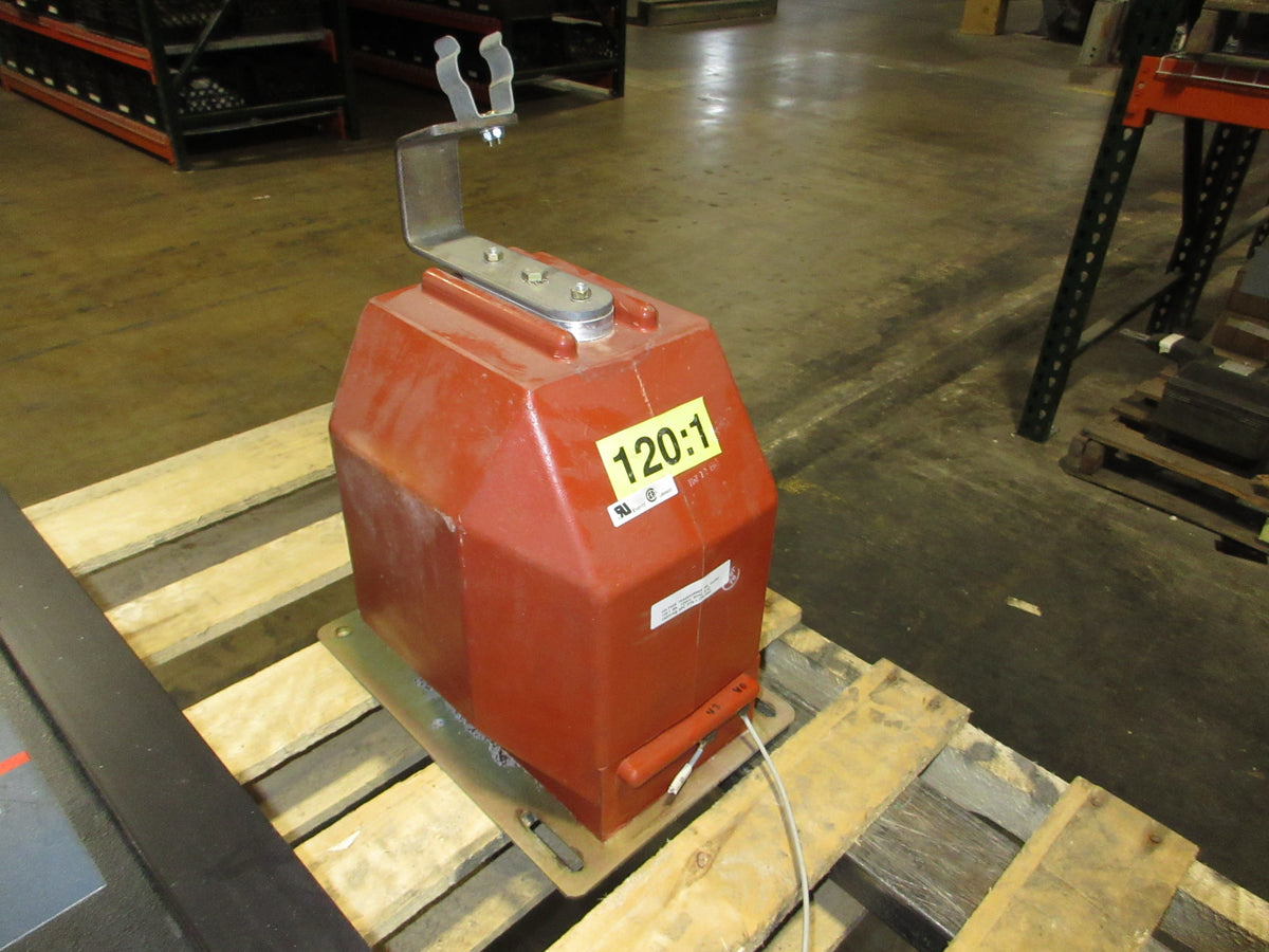 GE Voltage Transformer PT6-1-125-1442 Pri: 14.4kV Ratio: 120:1 1500VA 60Hz Used