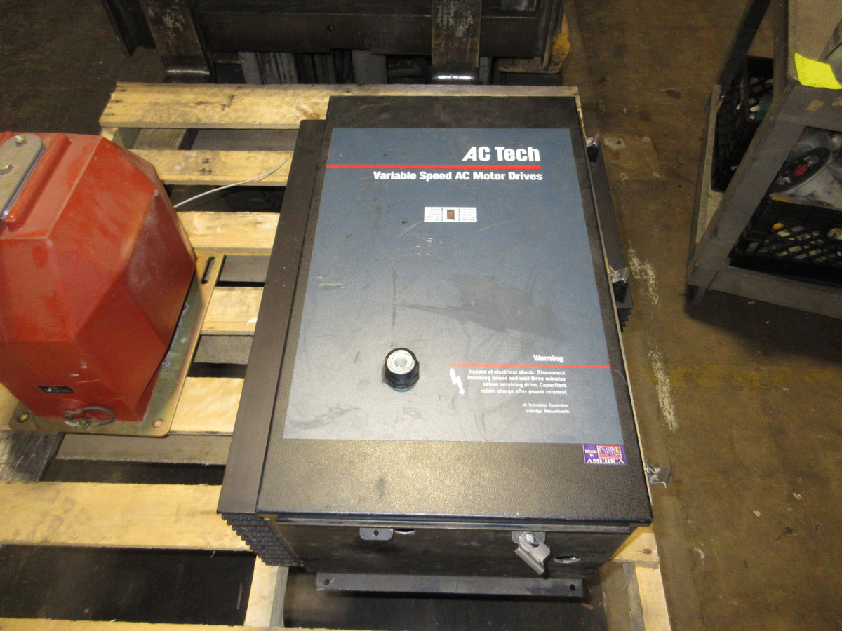 AC Tech AC Drive L14150C 15HP 3Ph *Broken Switch* Used