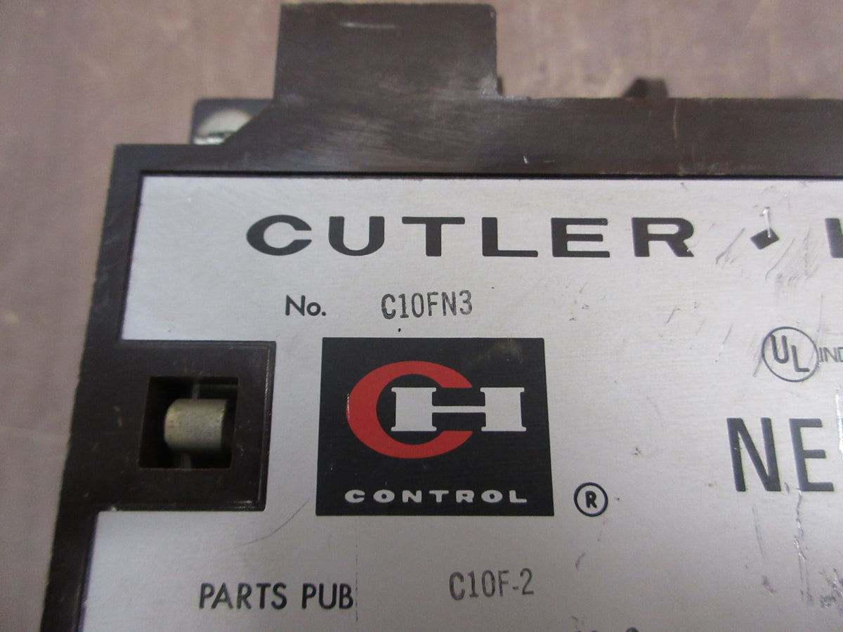 Cutler-Hammer 2-Speed Contactor C10FN3 / C10GN3 Size 4 / Size 5 480V Coil Used