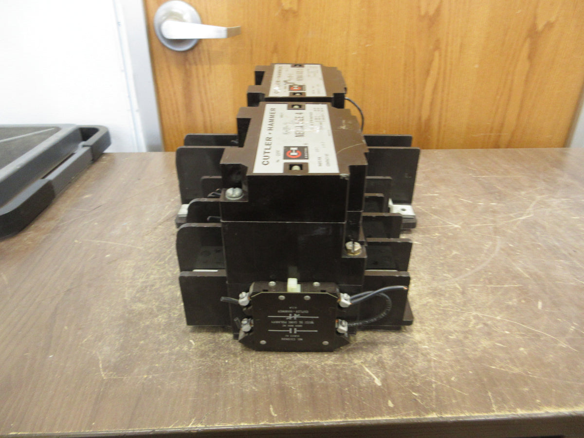 Cutler-Hammer 2-Speed Contactor C10FN3 / C10GN3 Size 4 / Size 5 480V Coil Used